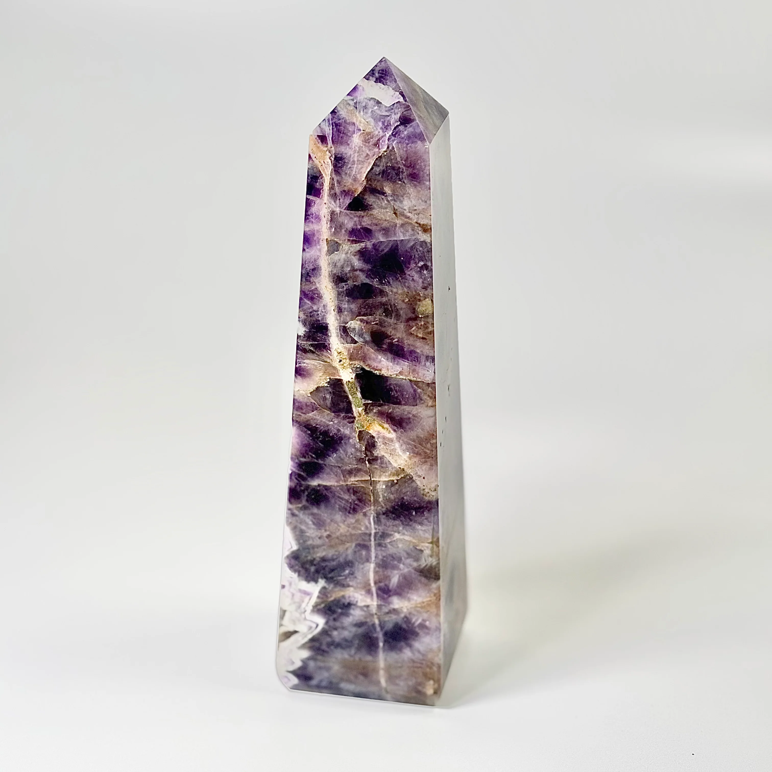 Four Facet Chevron Amethyst Tower – 870g - Amplified Intuition & Focused Healing - Image 3