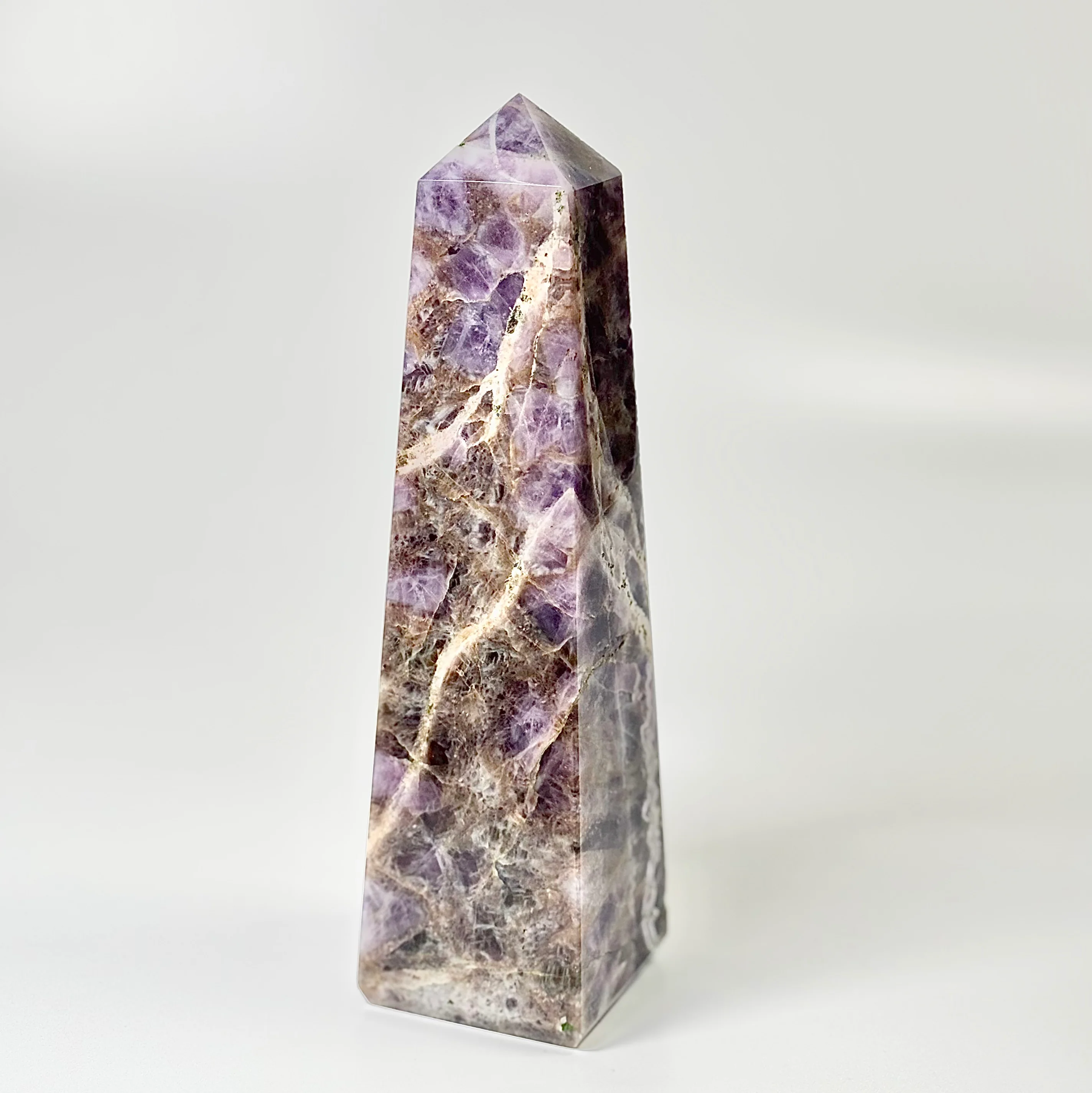 Four Facet Chevron Amethyst Tower – 1.1kg - Amplified Intuition & Focused Healing - Image 5