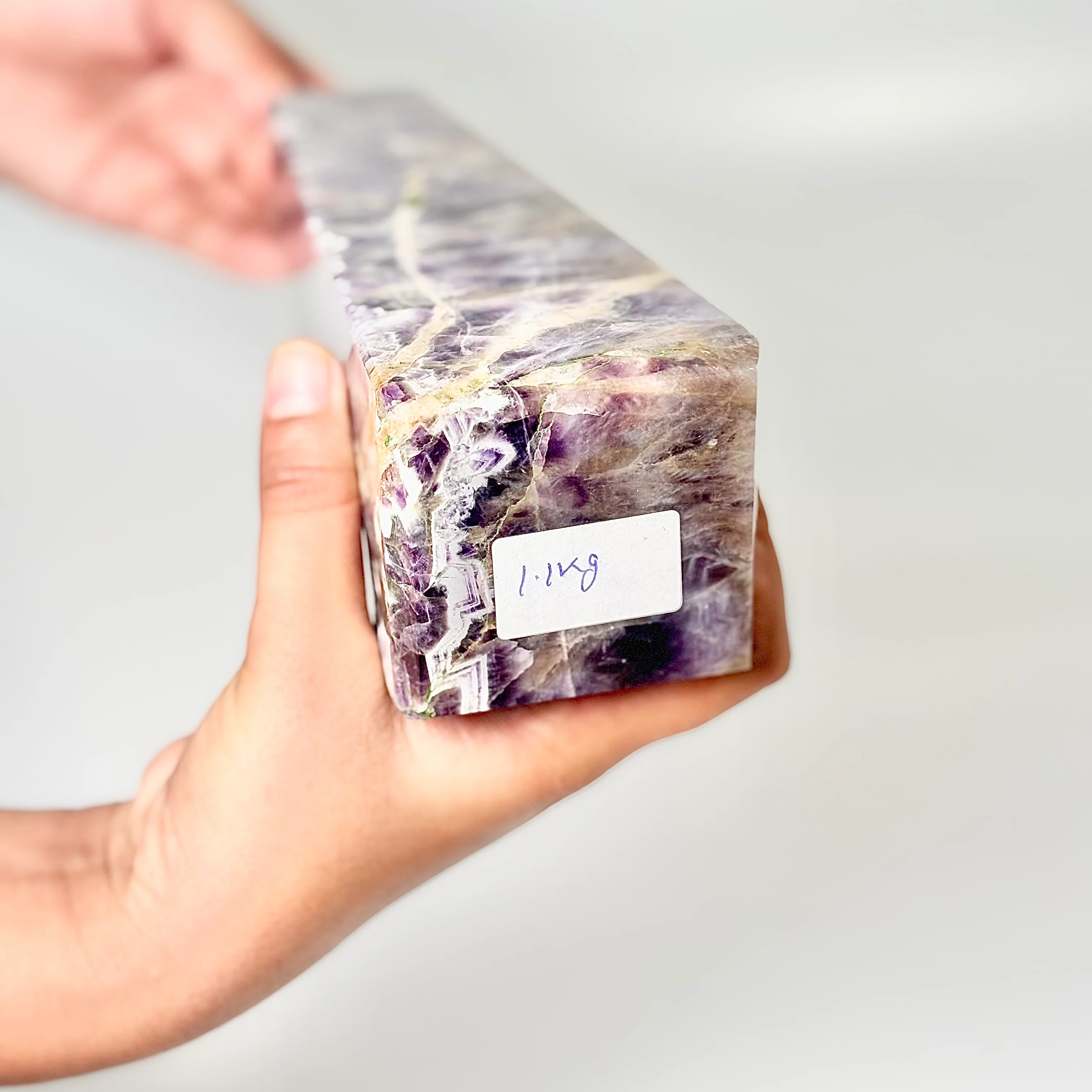 Four Facet Chevron Amethyst Tower – 1.1kg - Amplified Intuition & Focused Healing - Image 8