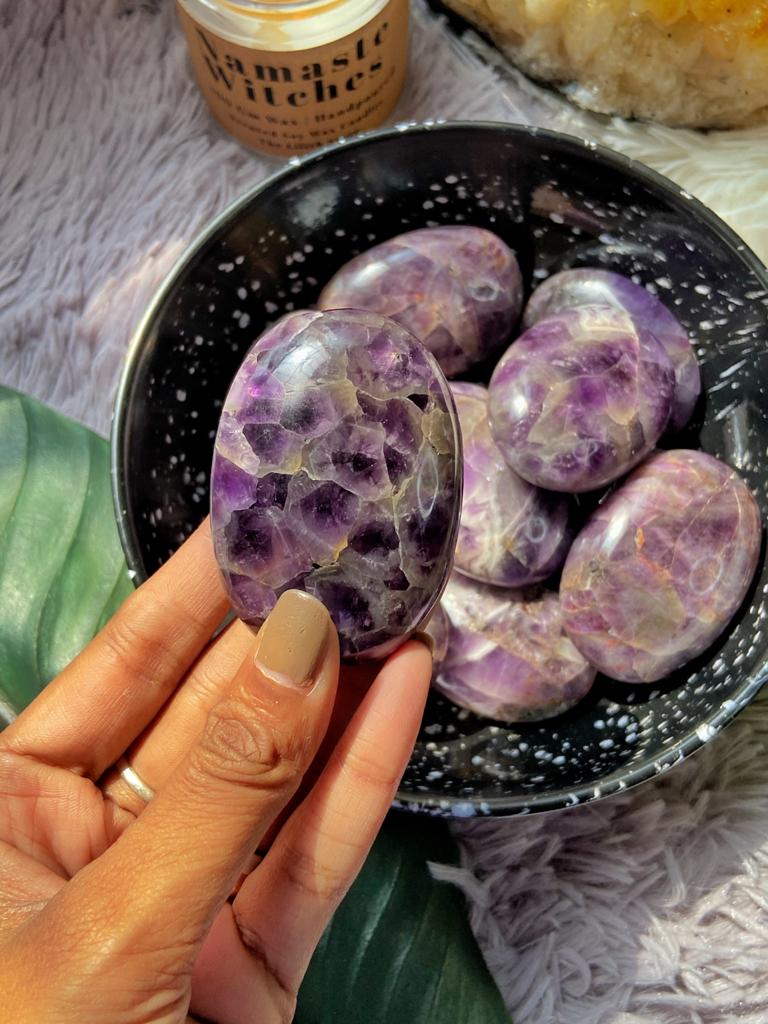 Amethyst Palmstone | Calm, Clarity & Balance - Image 3