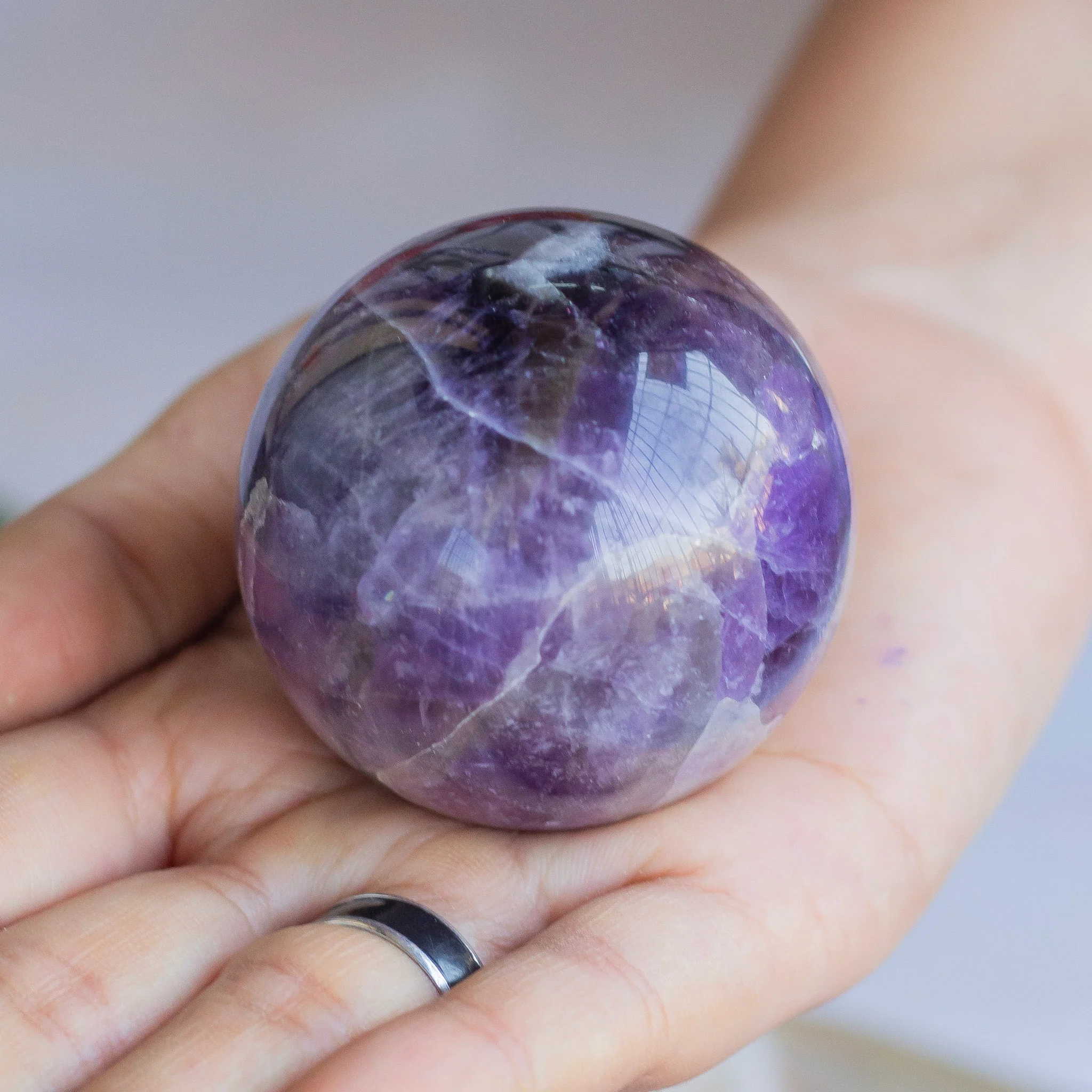 Amethyst Sphere | Calm, Clarity & Balance - Image 2
