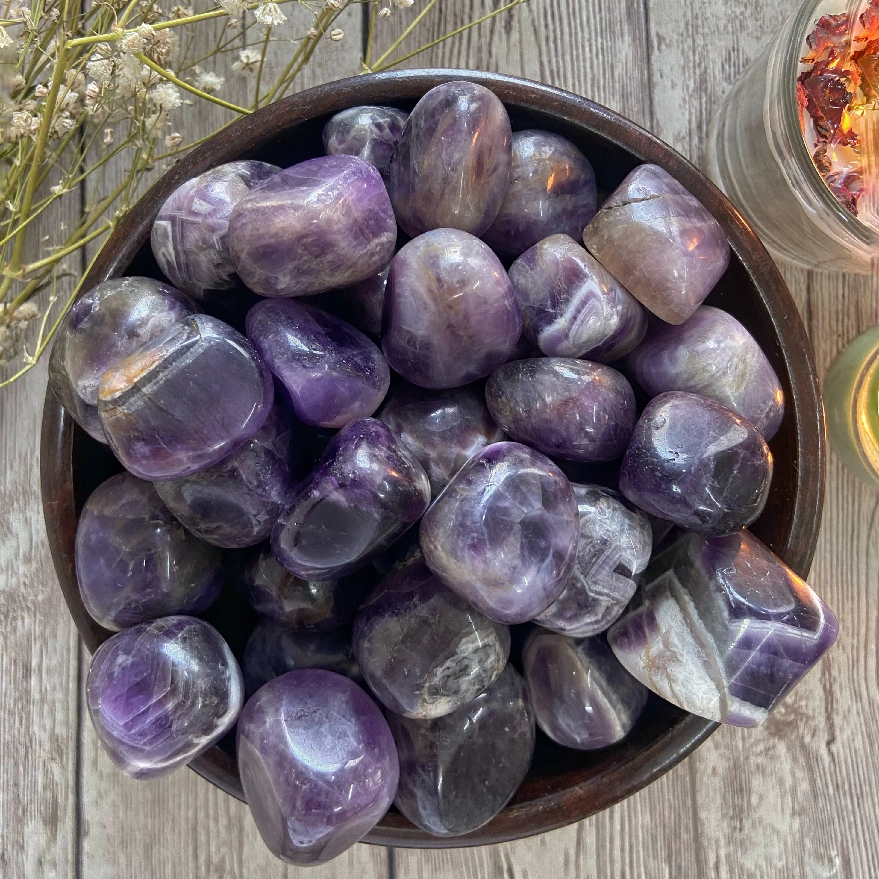 Amethyst Tumble Stone | Calm, Clarity & Balance