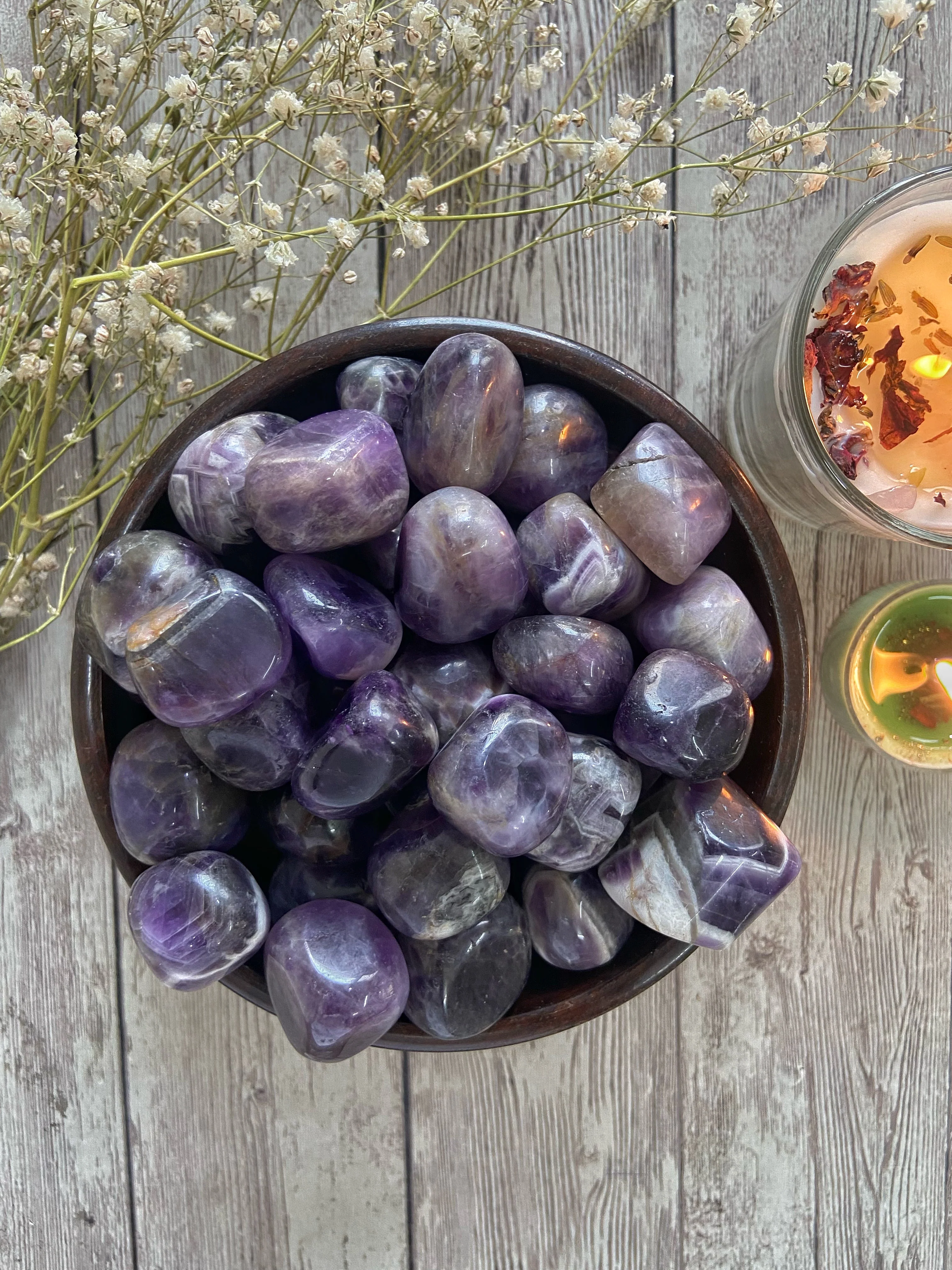 Amethyst Tumble Stone | Calm, Clarity & Balance - Image 4