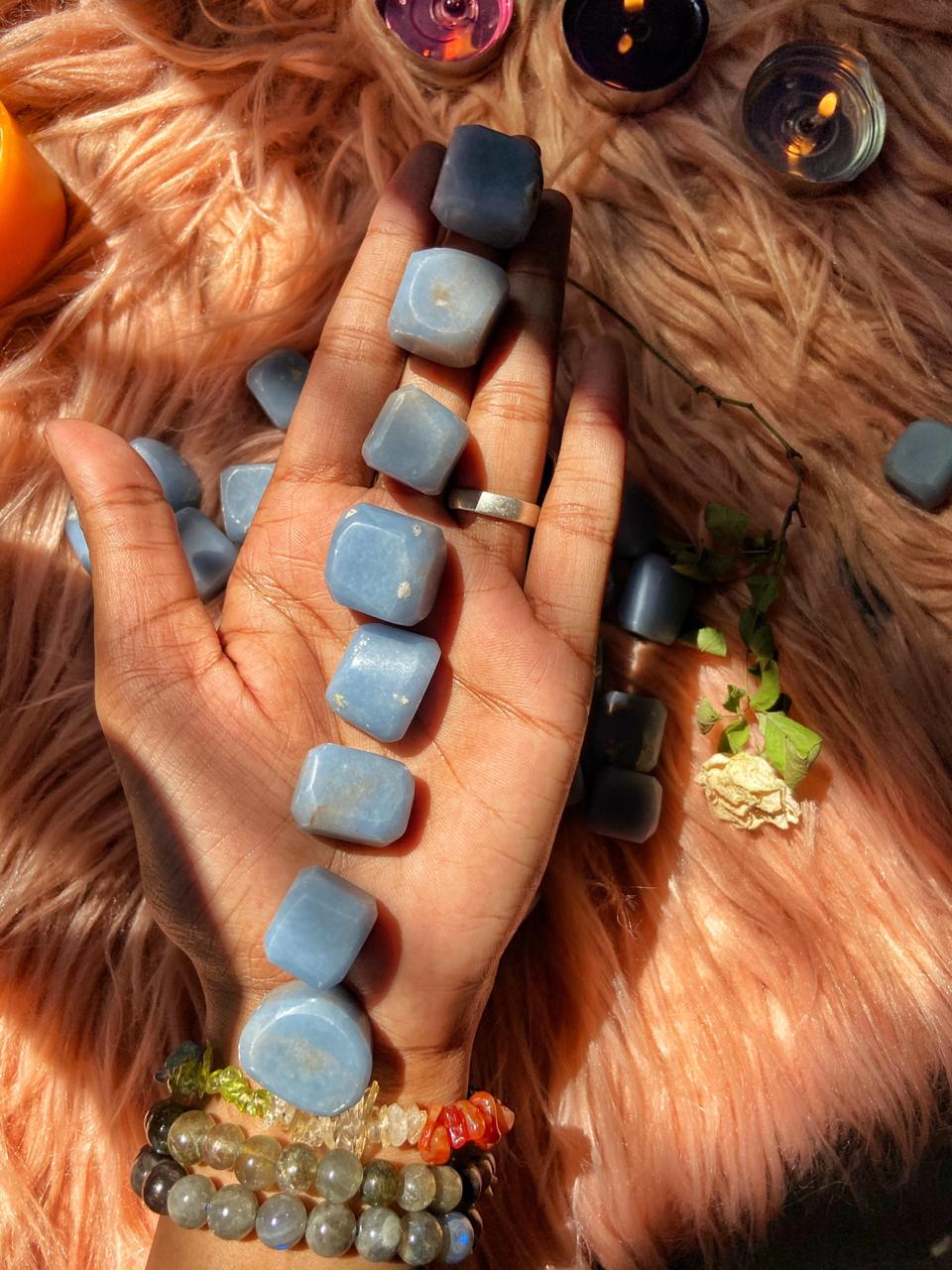 Angelite Tumble | Stone to Connect with Spirit Guides - Image 3