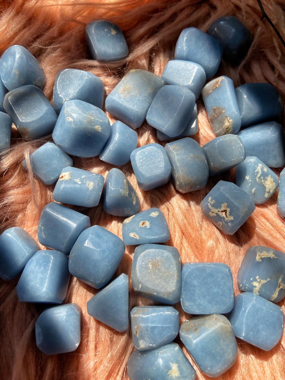 Angelite Tumble | Stone to Connect with Spirit Guides - Image 4
