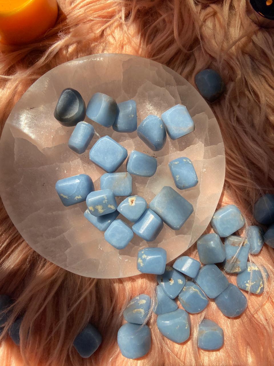 Angelite Tumble | Stone to Connect with Spirit Guides - Image 5