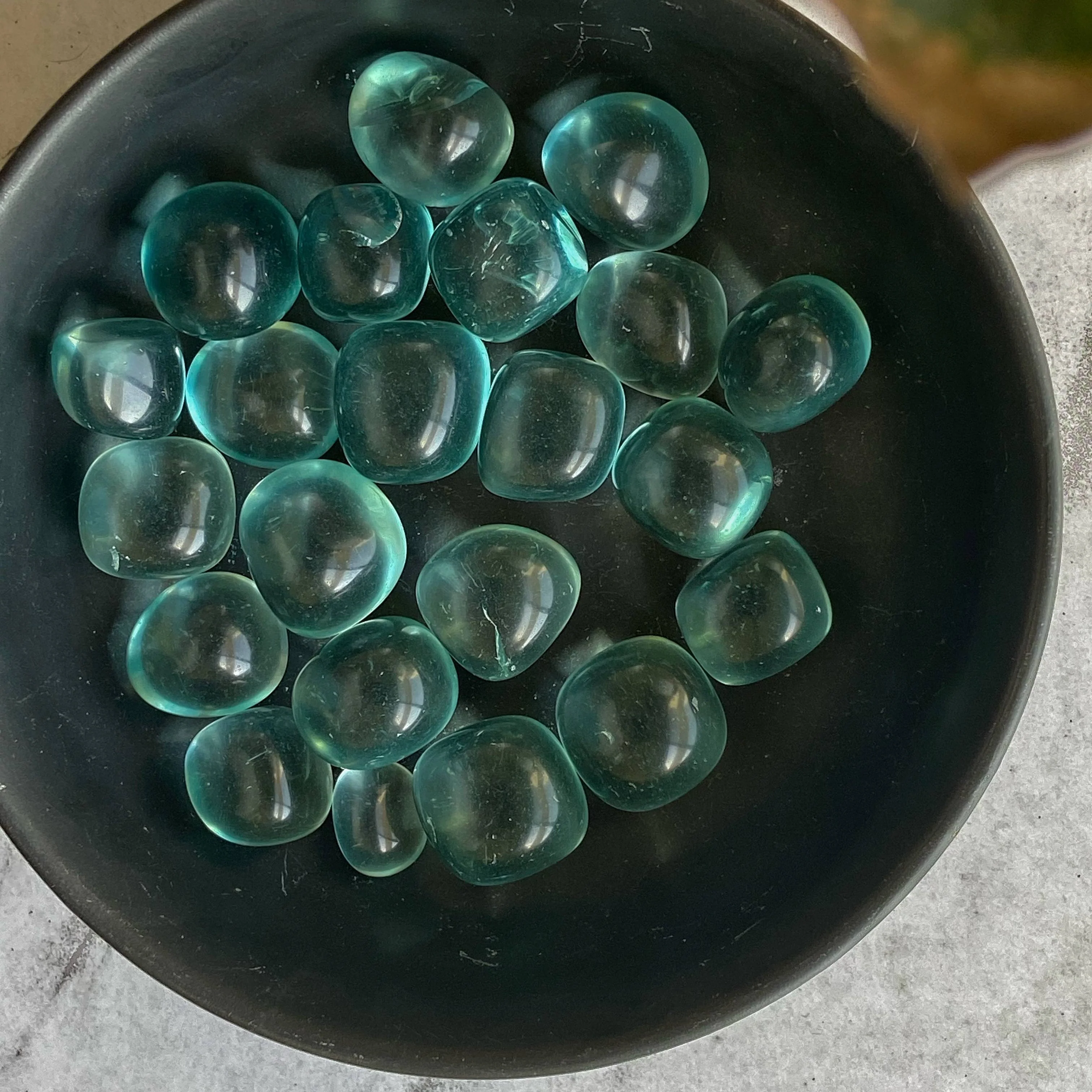 Aqua Obsidian Tumble Stone | Manifestation & Telepathic Abilities - Image 2