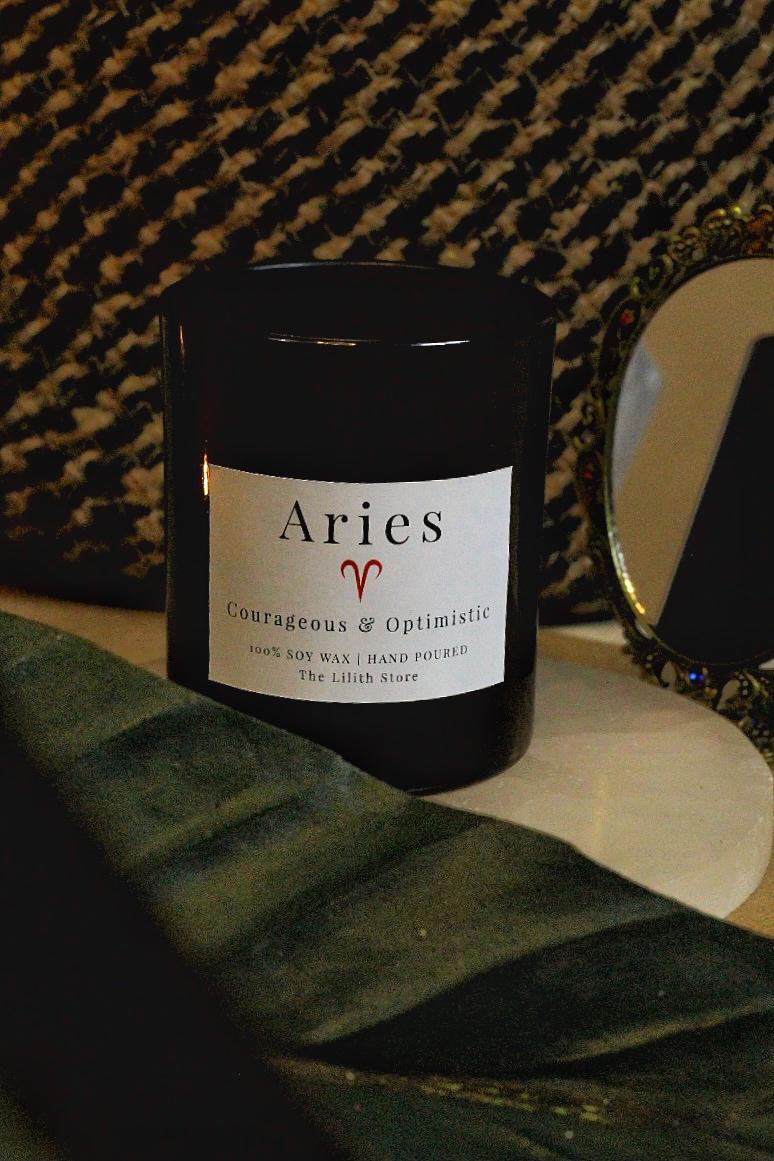 Aries Zodiac Scented Soy Candle - 170 Gm - Image 2