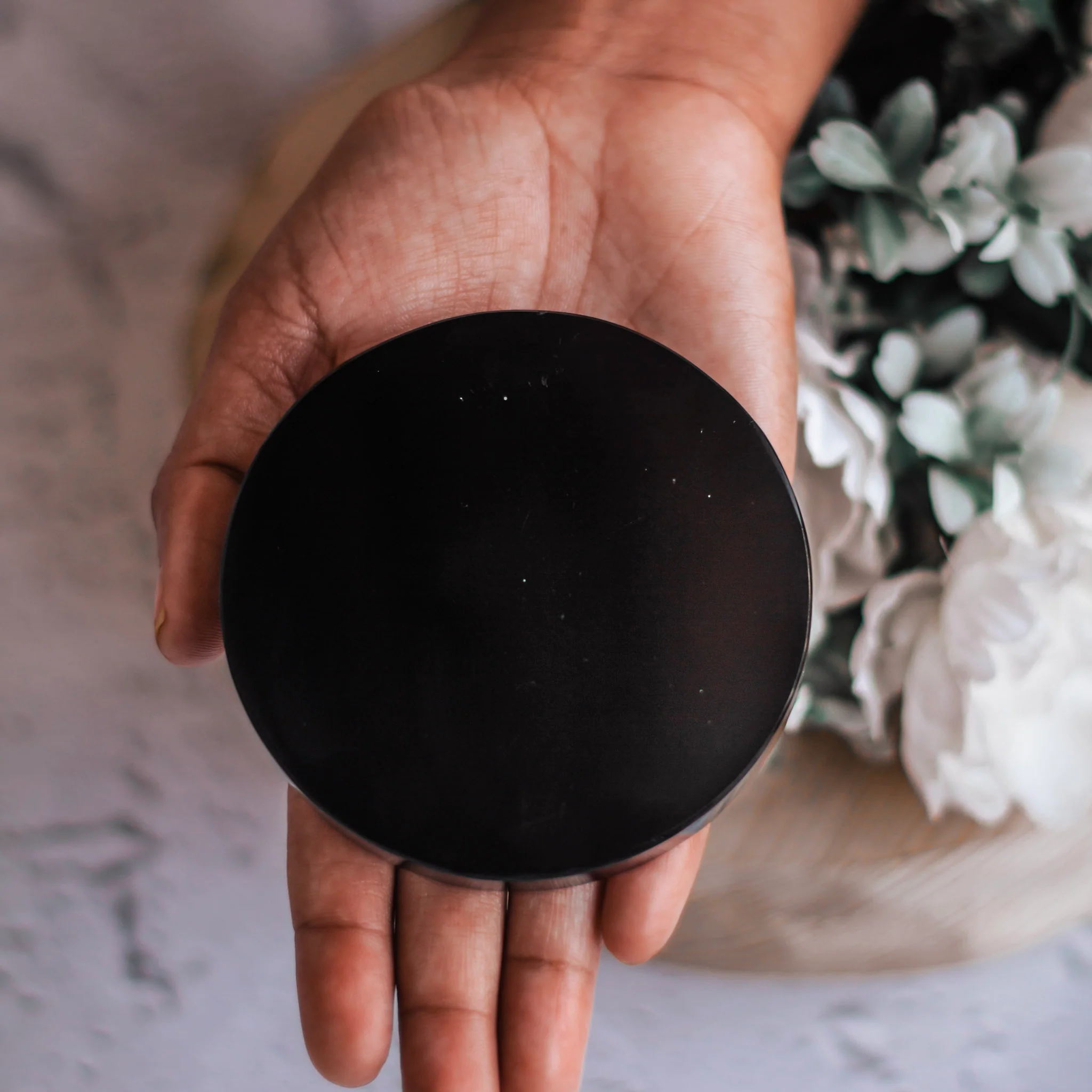Black Obsidian Scrying Mirror without Stand | Scrying Tool - Image 3