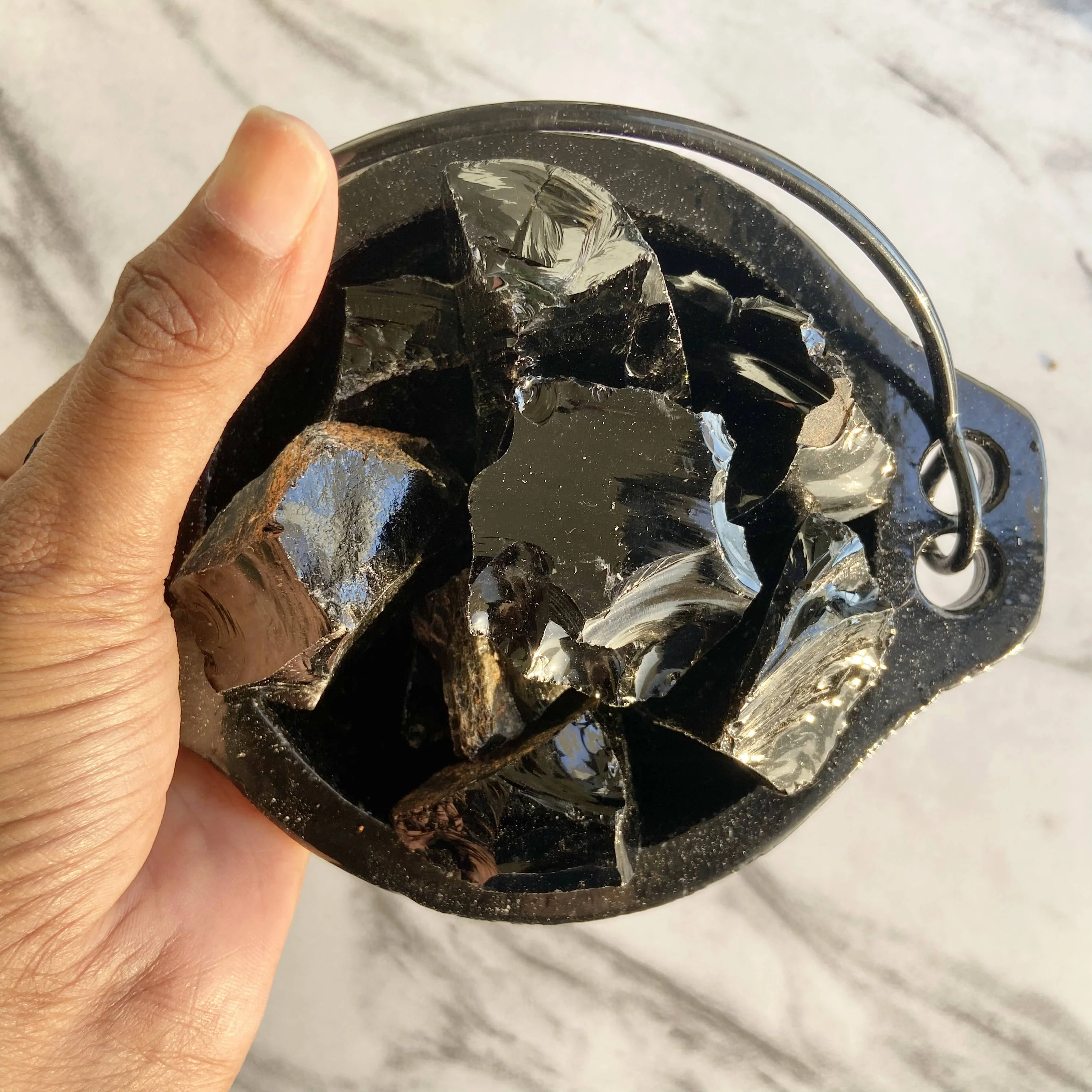 Black Obsidian Raw Stone | Removes blockages & Provides great Protection - Image 3