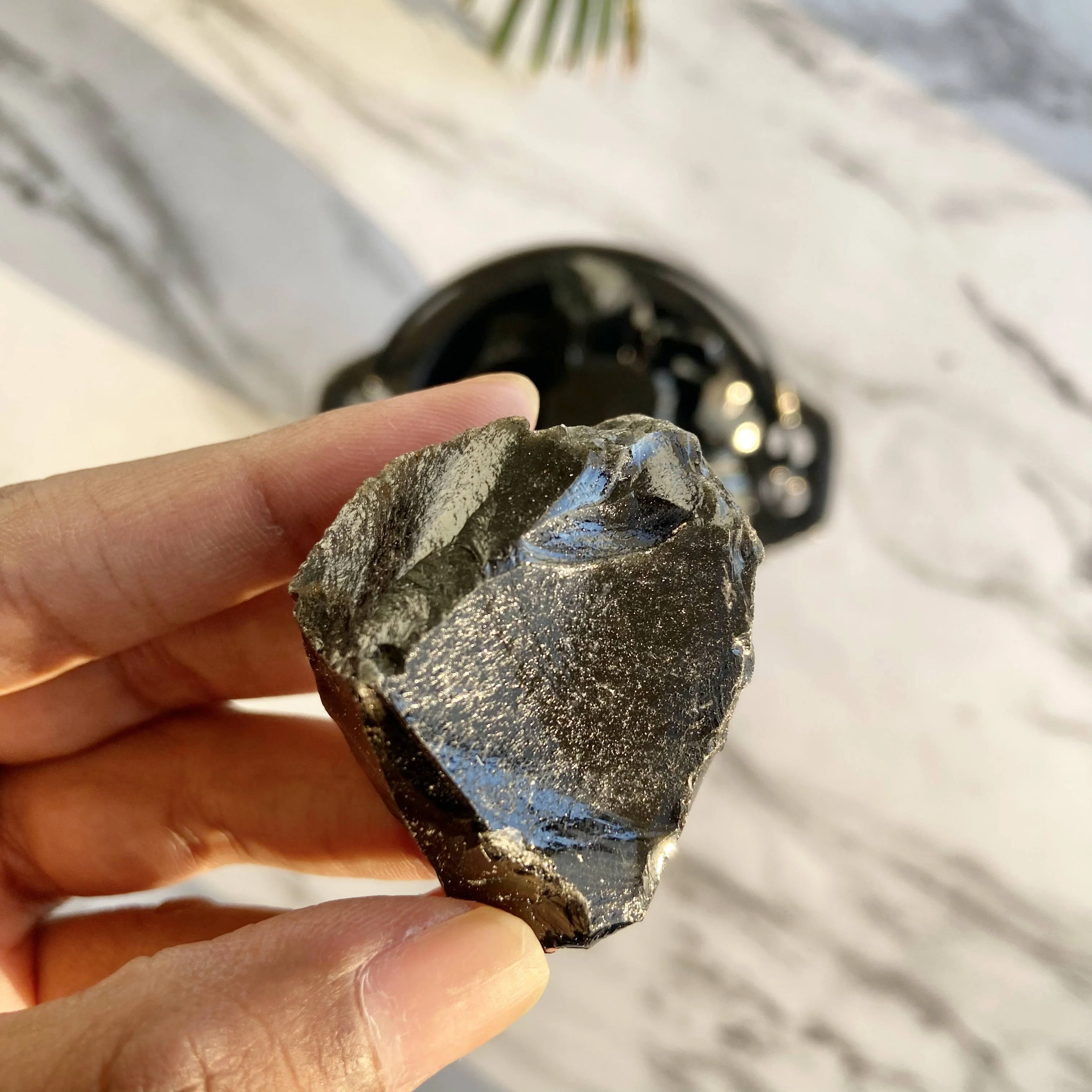 Black Obsidian Raw Stone | Removes blockages & Provides great Protection - Image 4