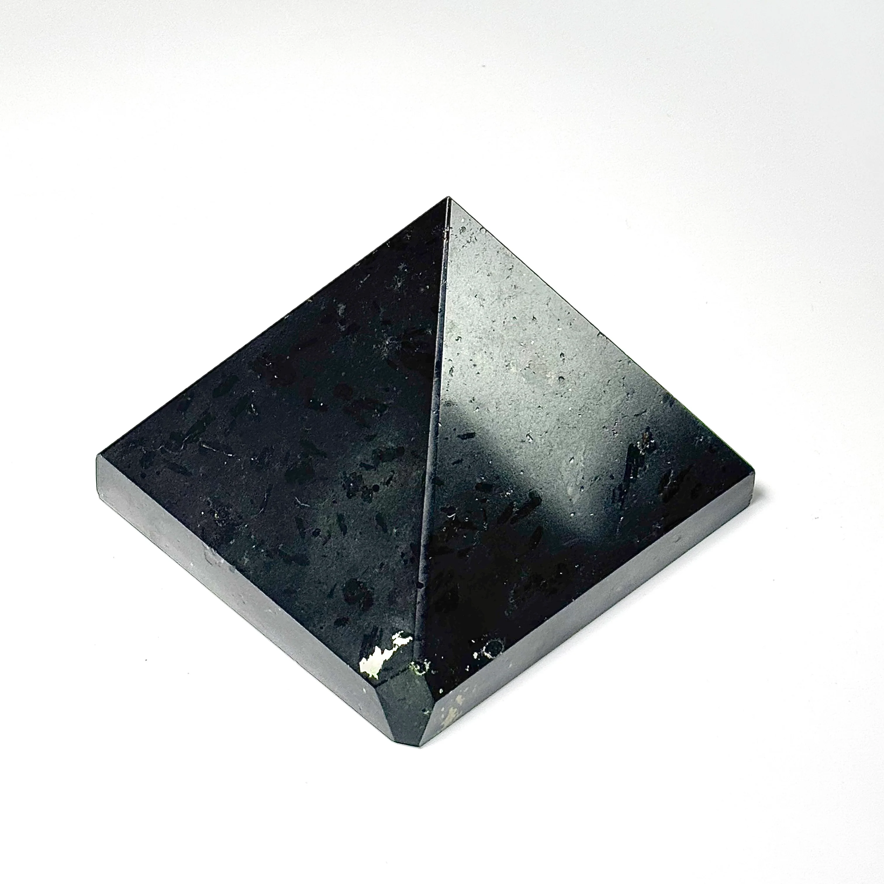 Black Tourmaline Large Pyramid - 1410 Gm | Grounding & Protection - Image 2