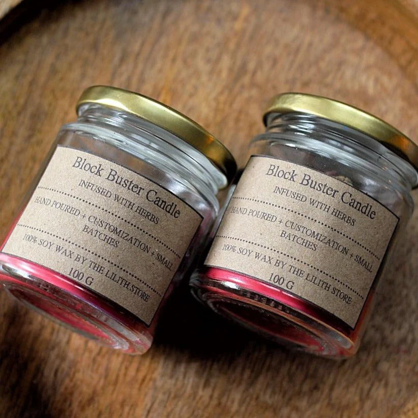 Block Buster Candle - 100 g Soy Wax