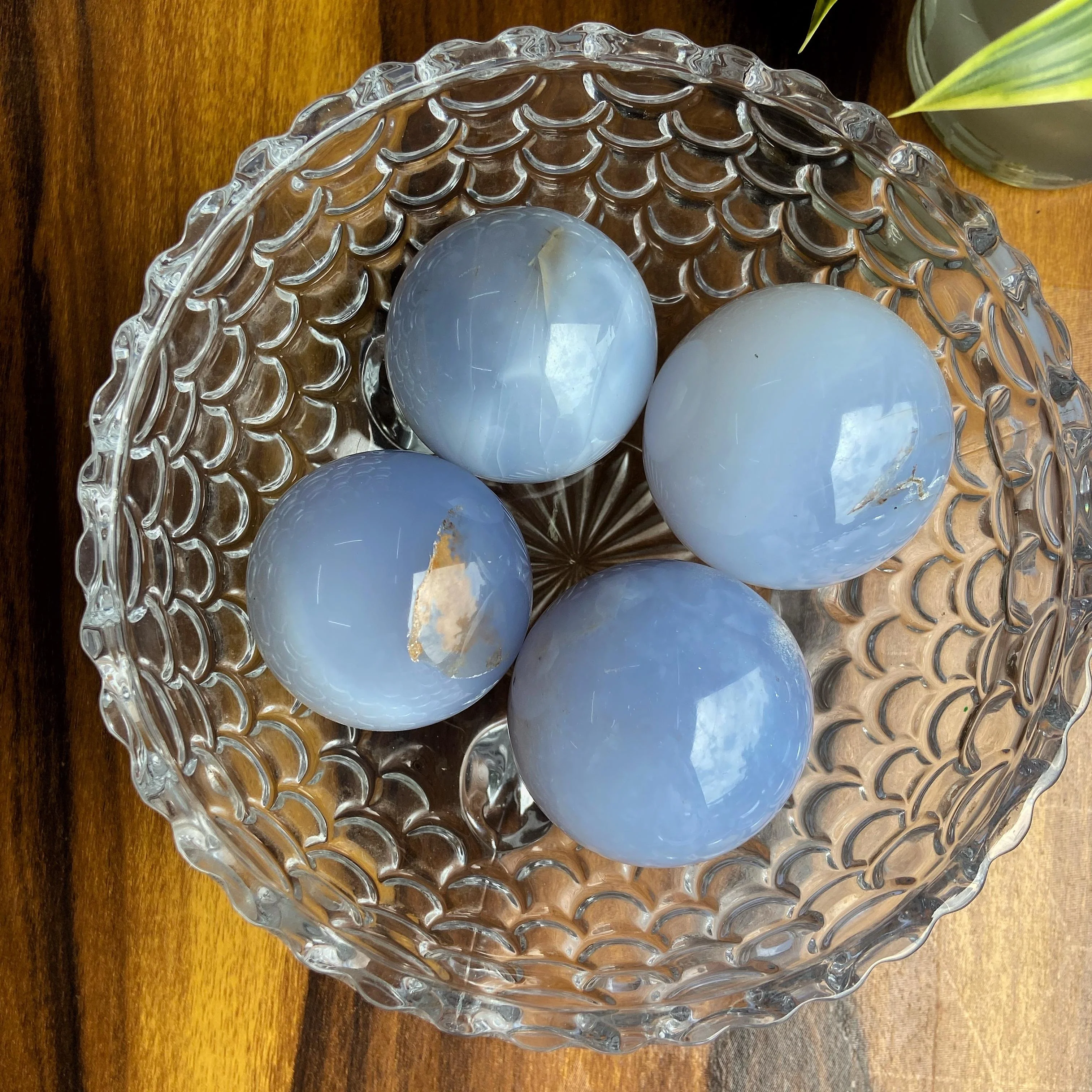 Blue Chalcedony Sphere | Balances Throat Chakra & Enhance communication skills - Image 3