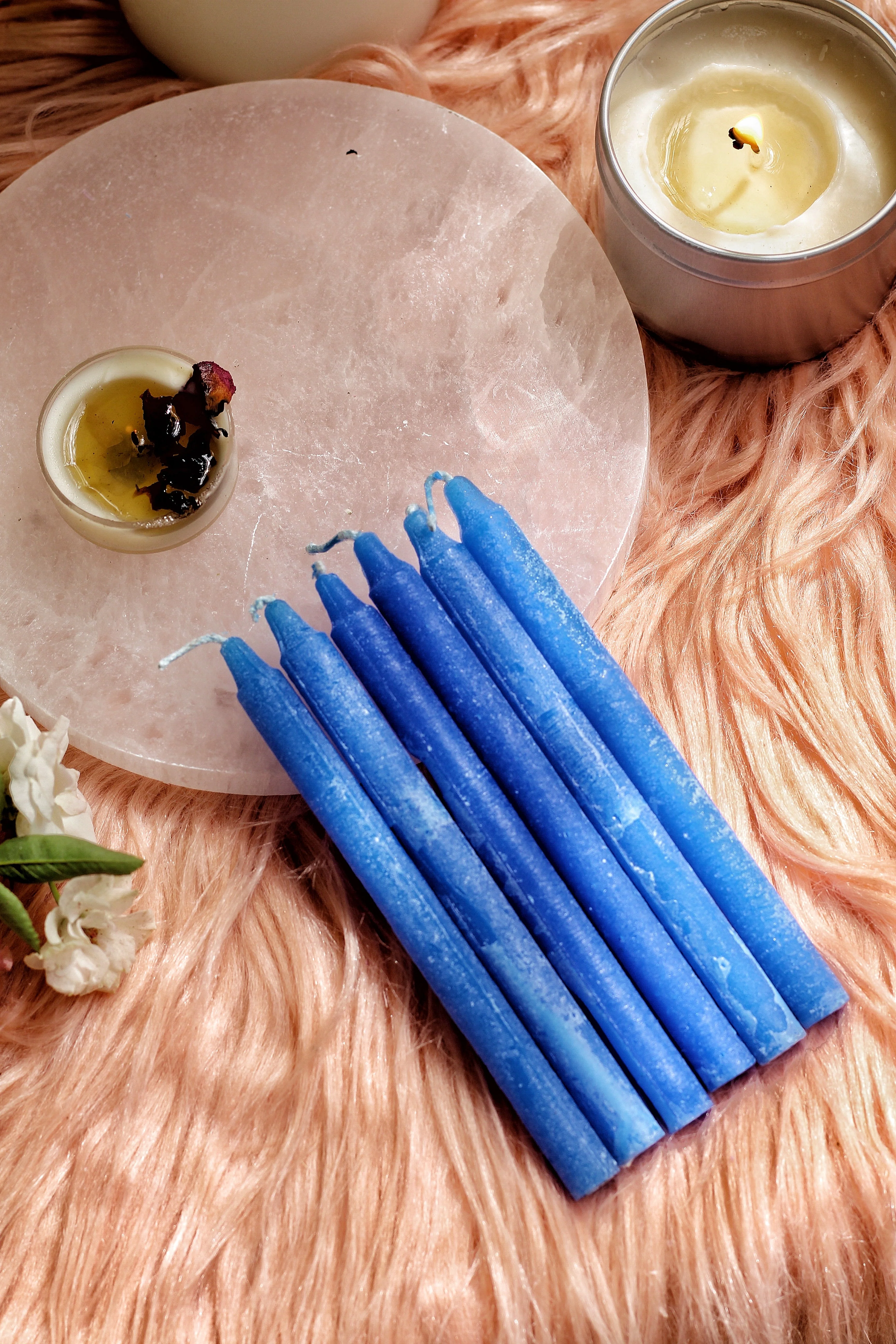 Blue Chime Paraffin Candle| Pencil Candle - Pack of 25 - Image 3