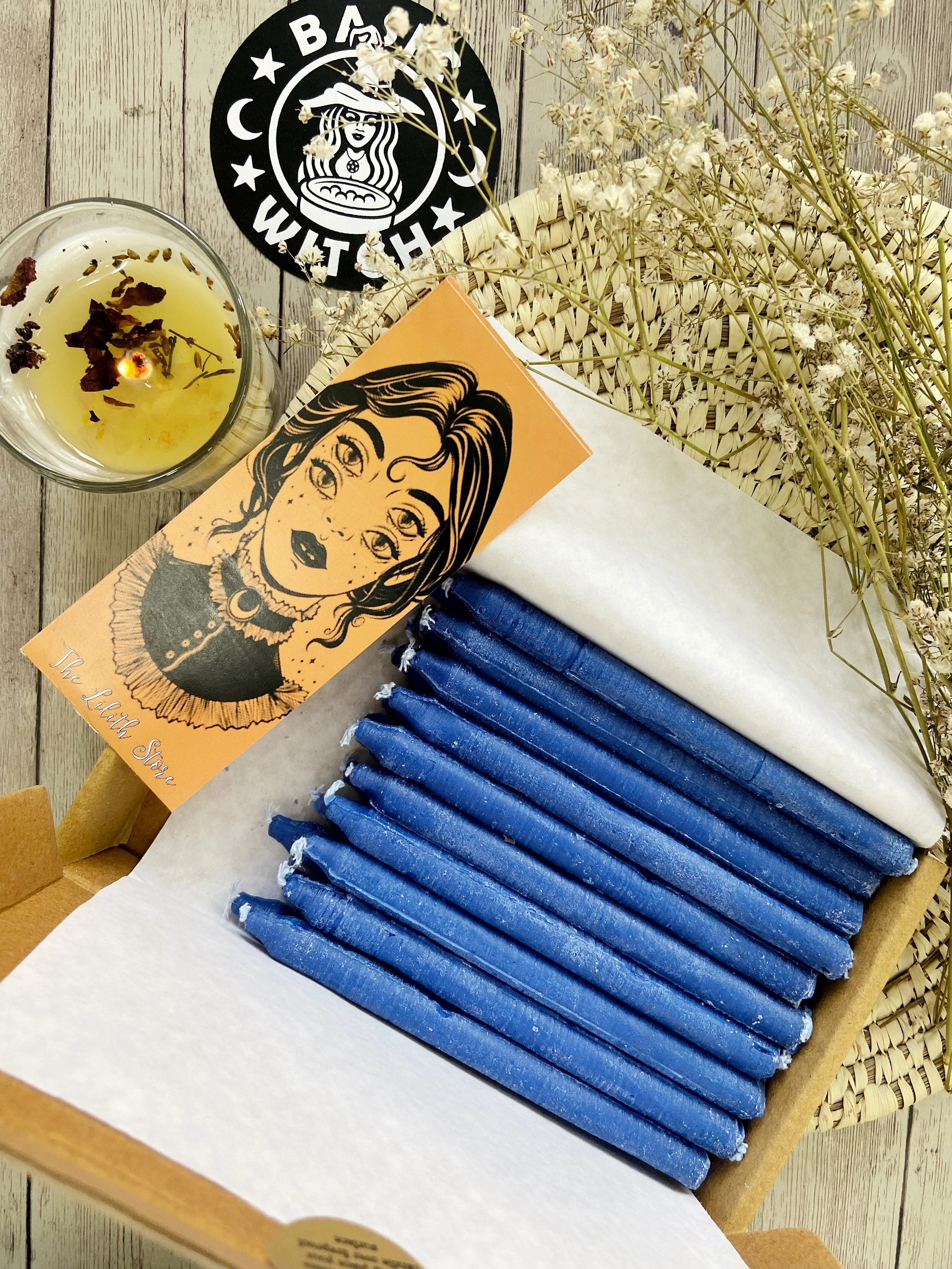 Blue Chime Soy Candle| Pencil Candle - Pack of 25
