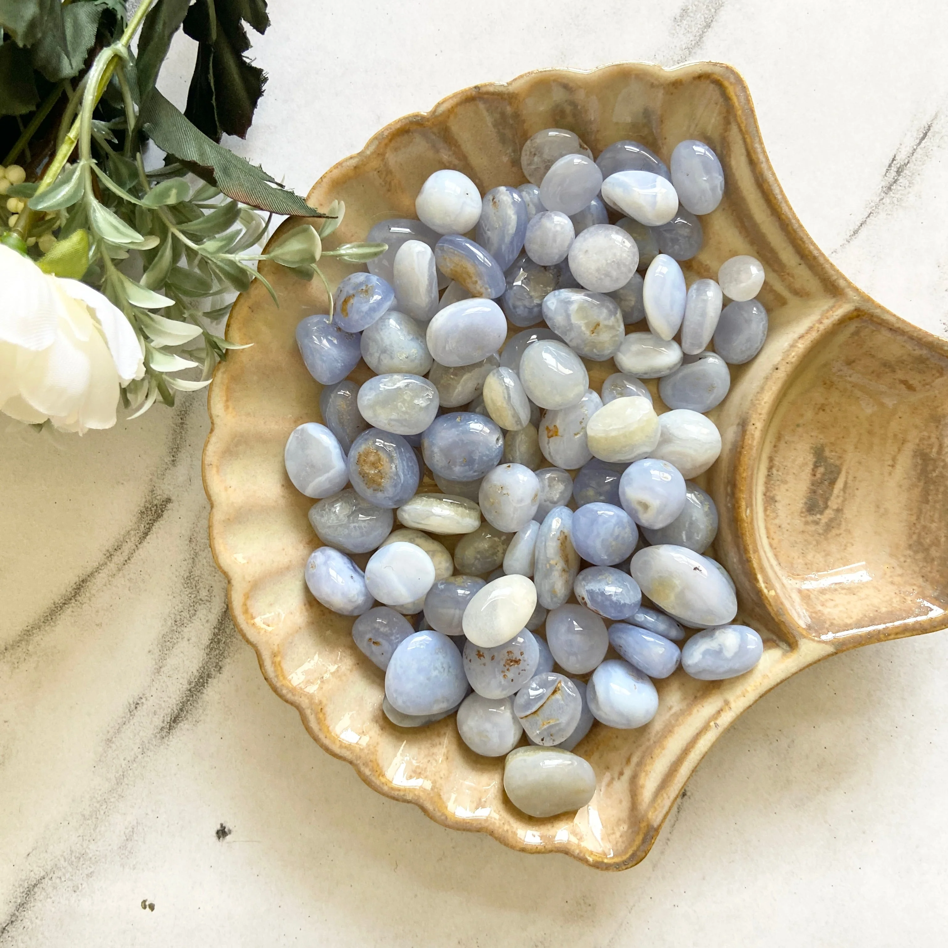 Blue Lace Agate Superior Quality  | Blue Lace Agate Tumble Stone | Neutralise Anger - Image 5