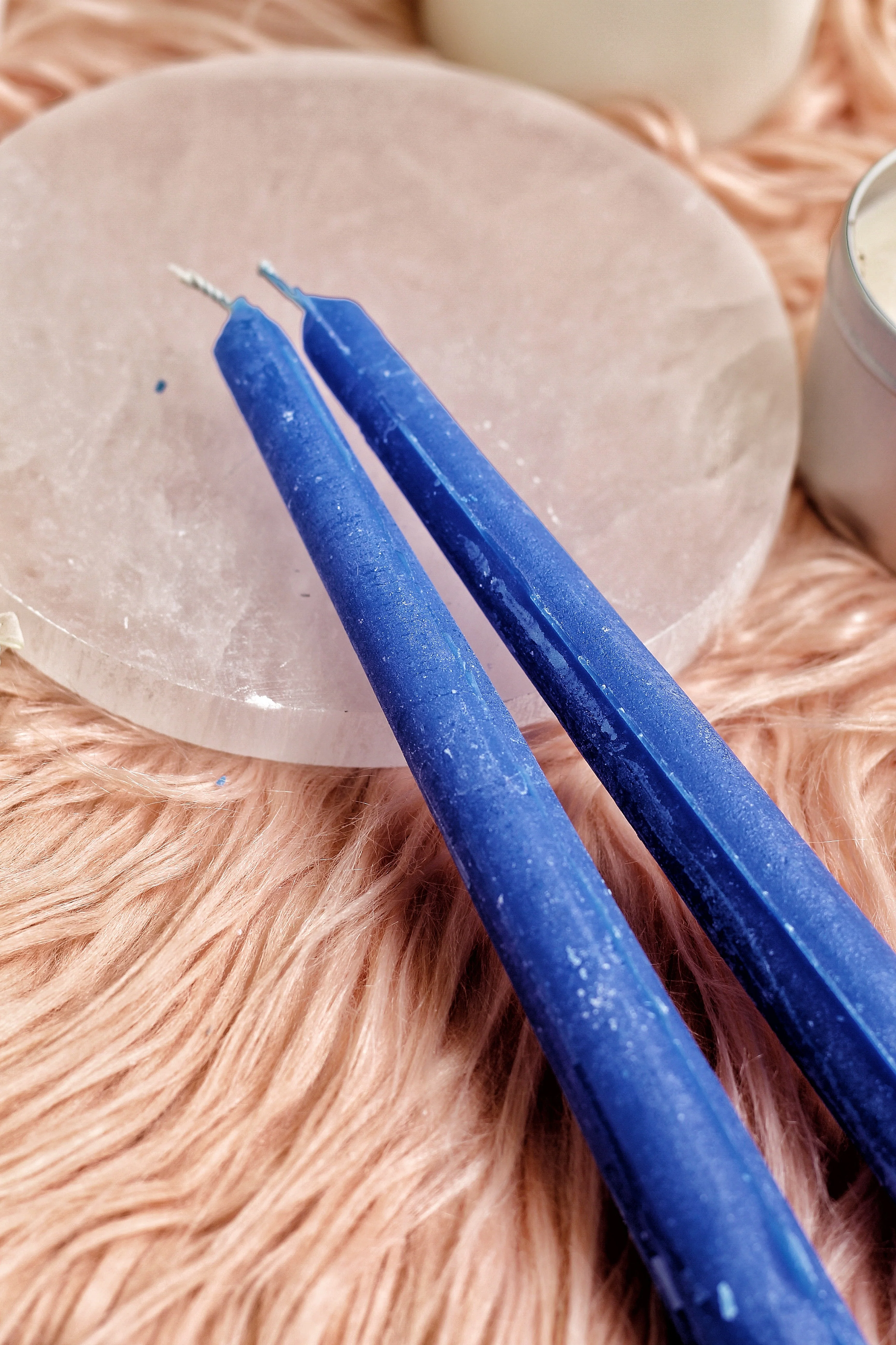 Blue Taper Candle - Set of 5 - Image 5