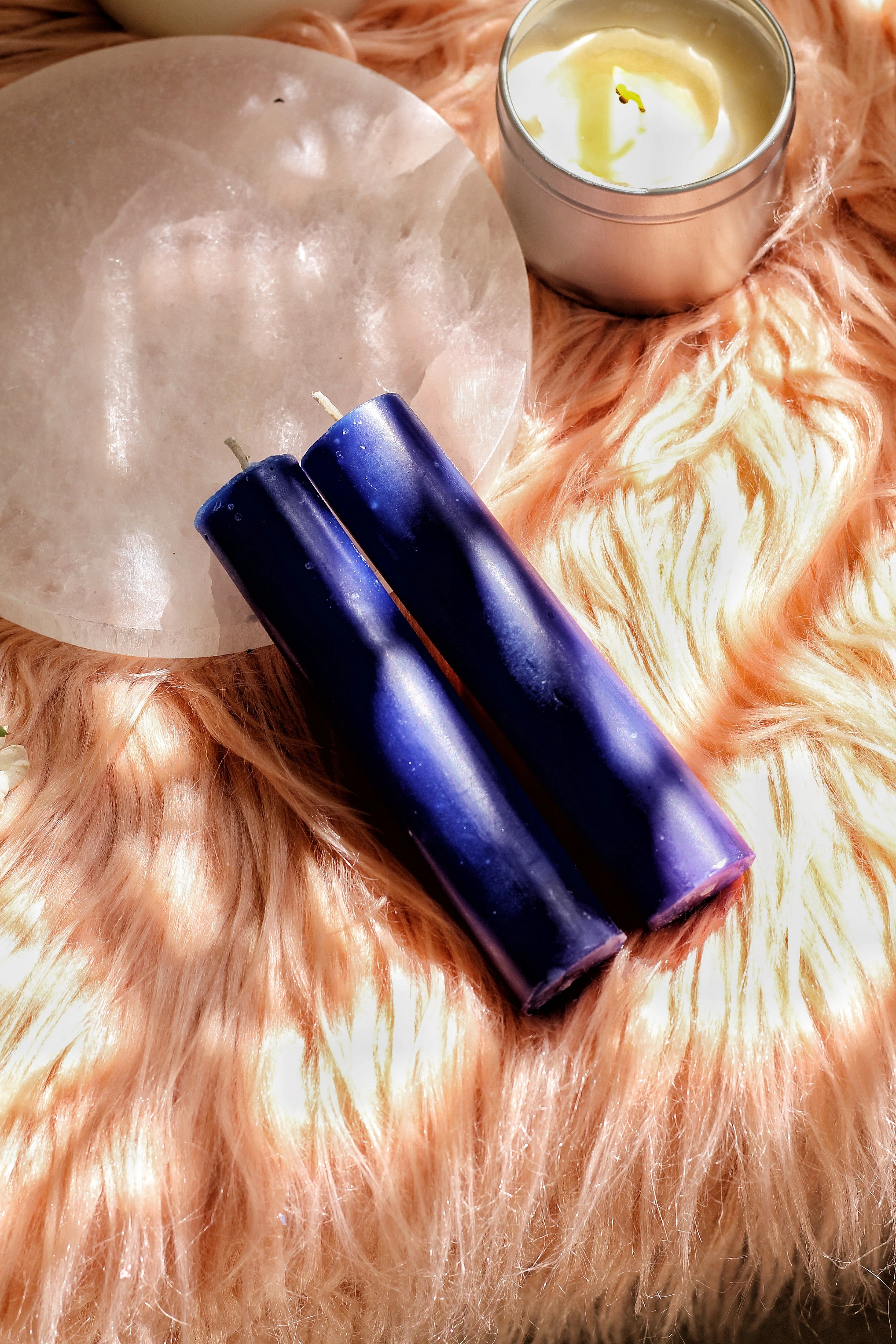 Blue Thick Candle - Image 5