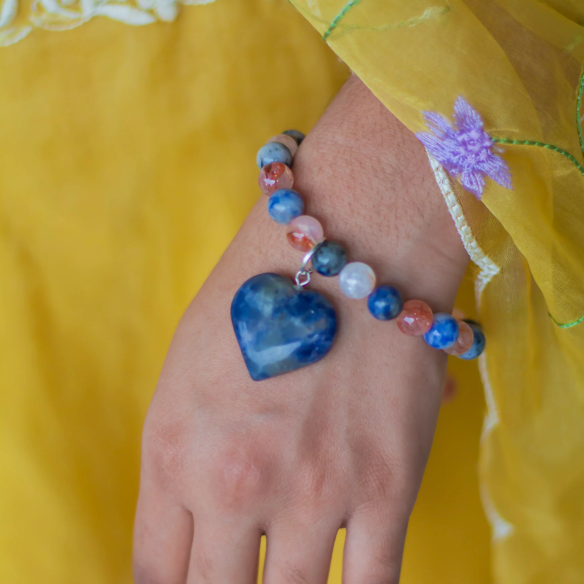 Bracelet associated with Mental Clarity, Intuition & Communication - Image 3