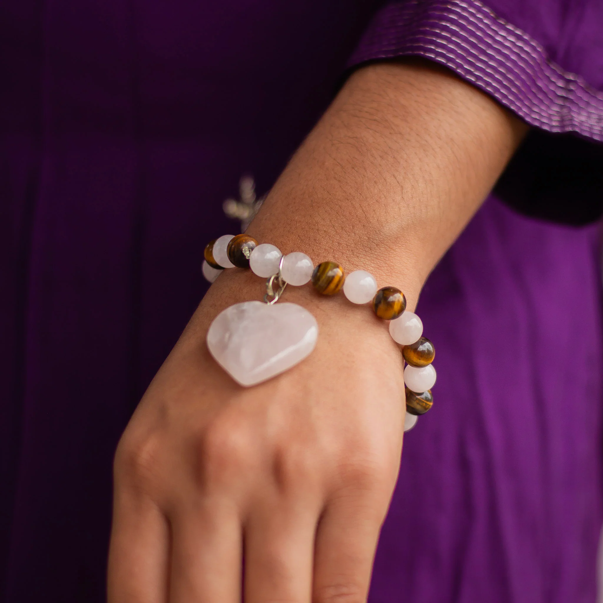 Bracelet for Love, Self Love & Protection | Associated with Heart Chakra