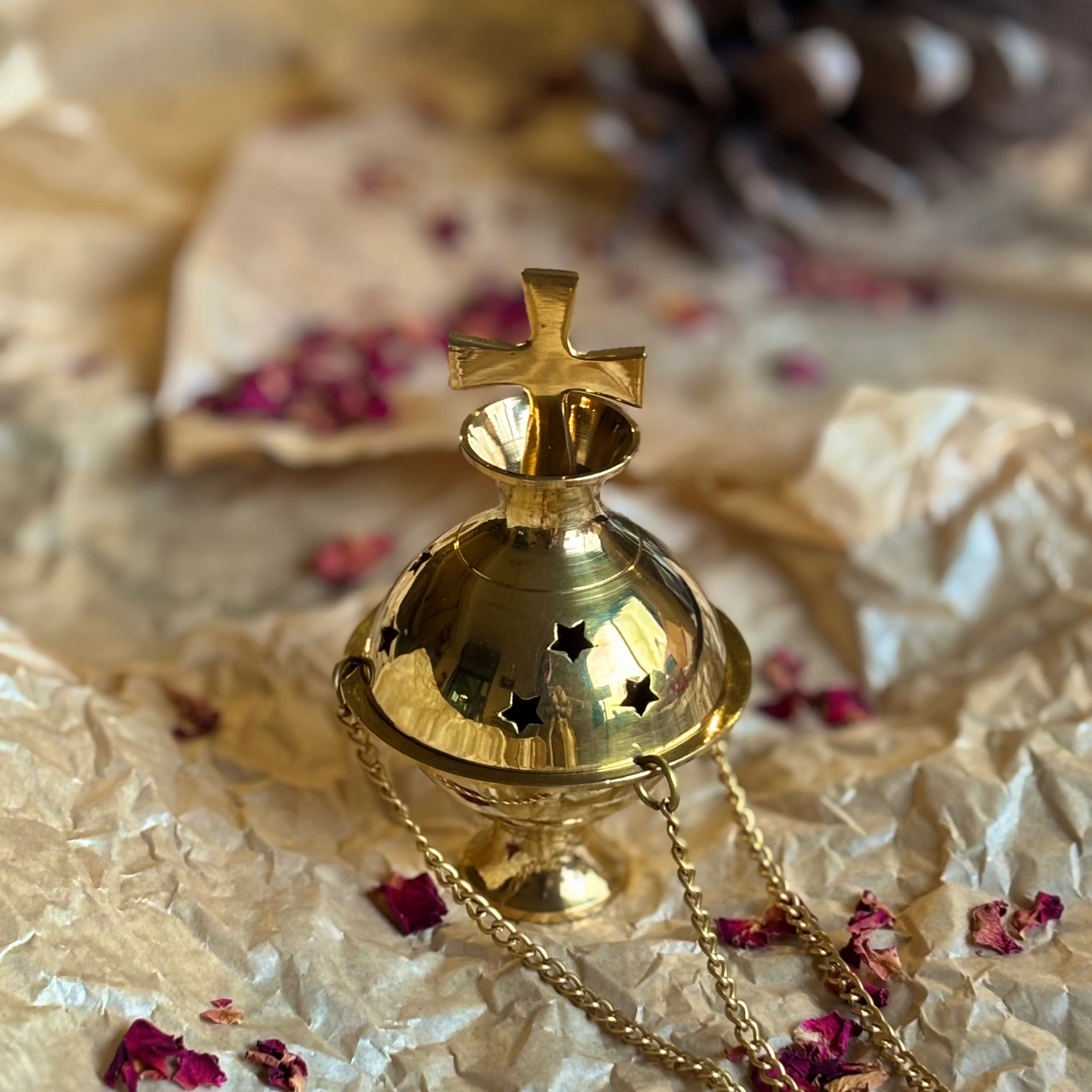 Brass Incense Burner - Image 2