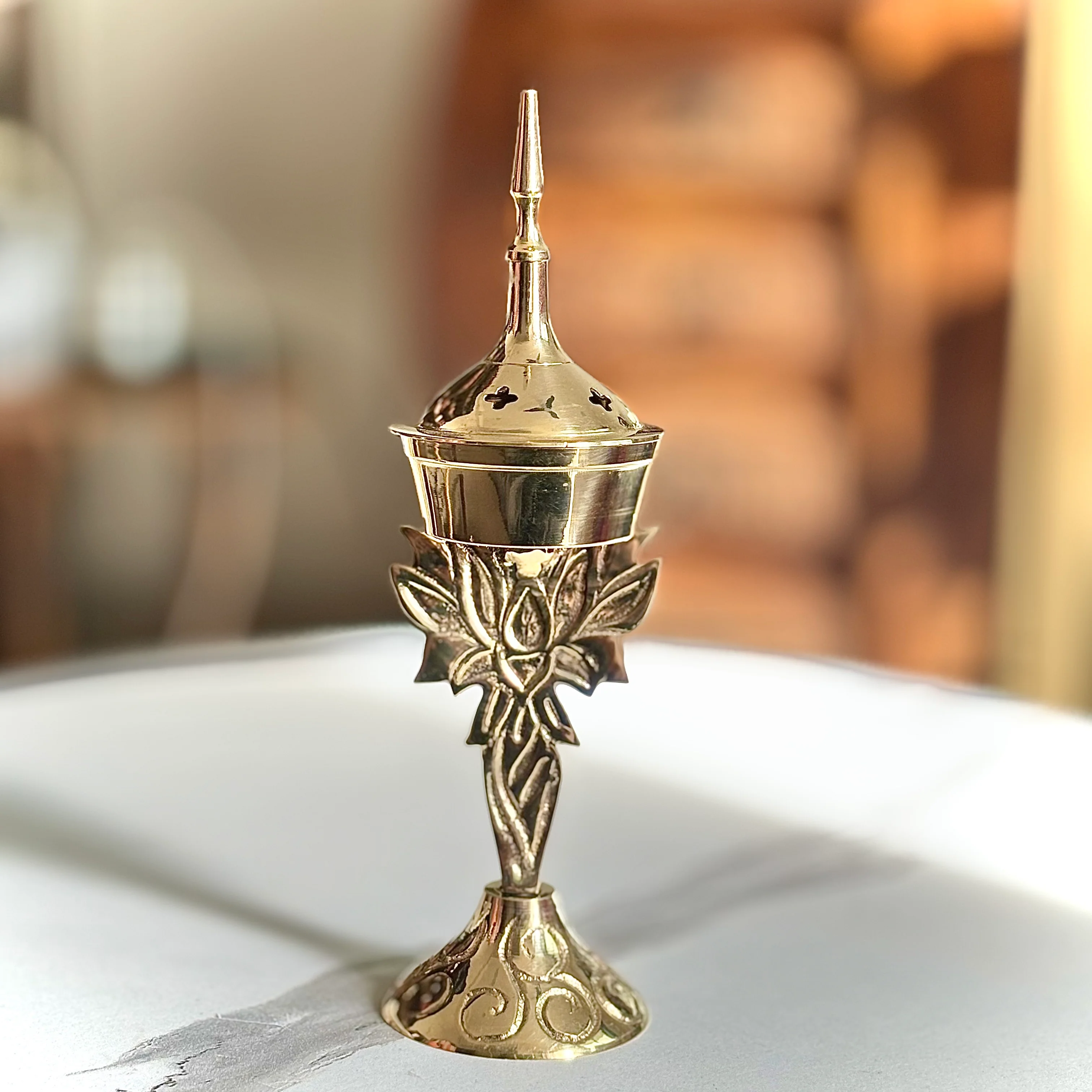Brass Incense Holder – Elegant Addition to Your Sacred Space