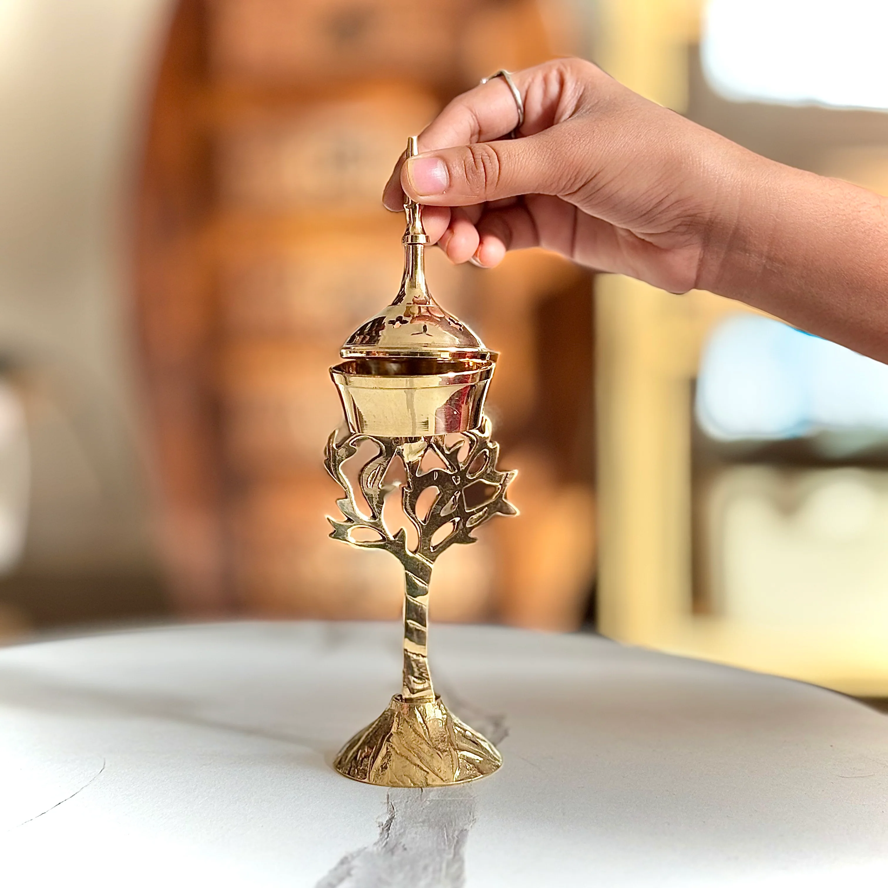 Brass Incense Holder - Altarware