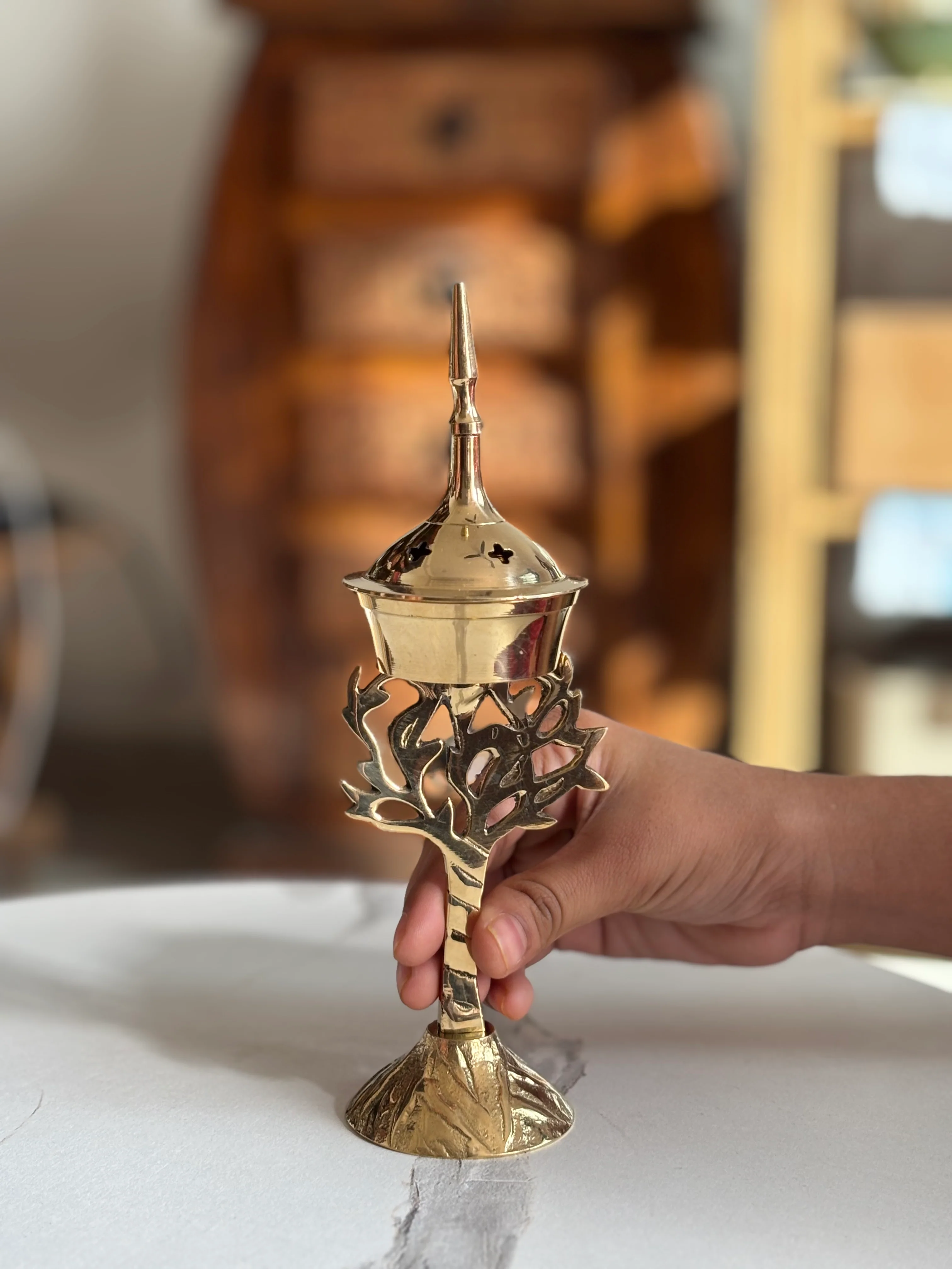 Brass Incense Holder - Altarware - Image 4
