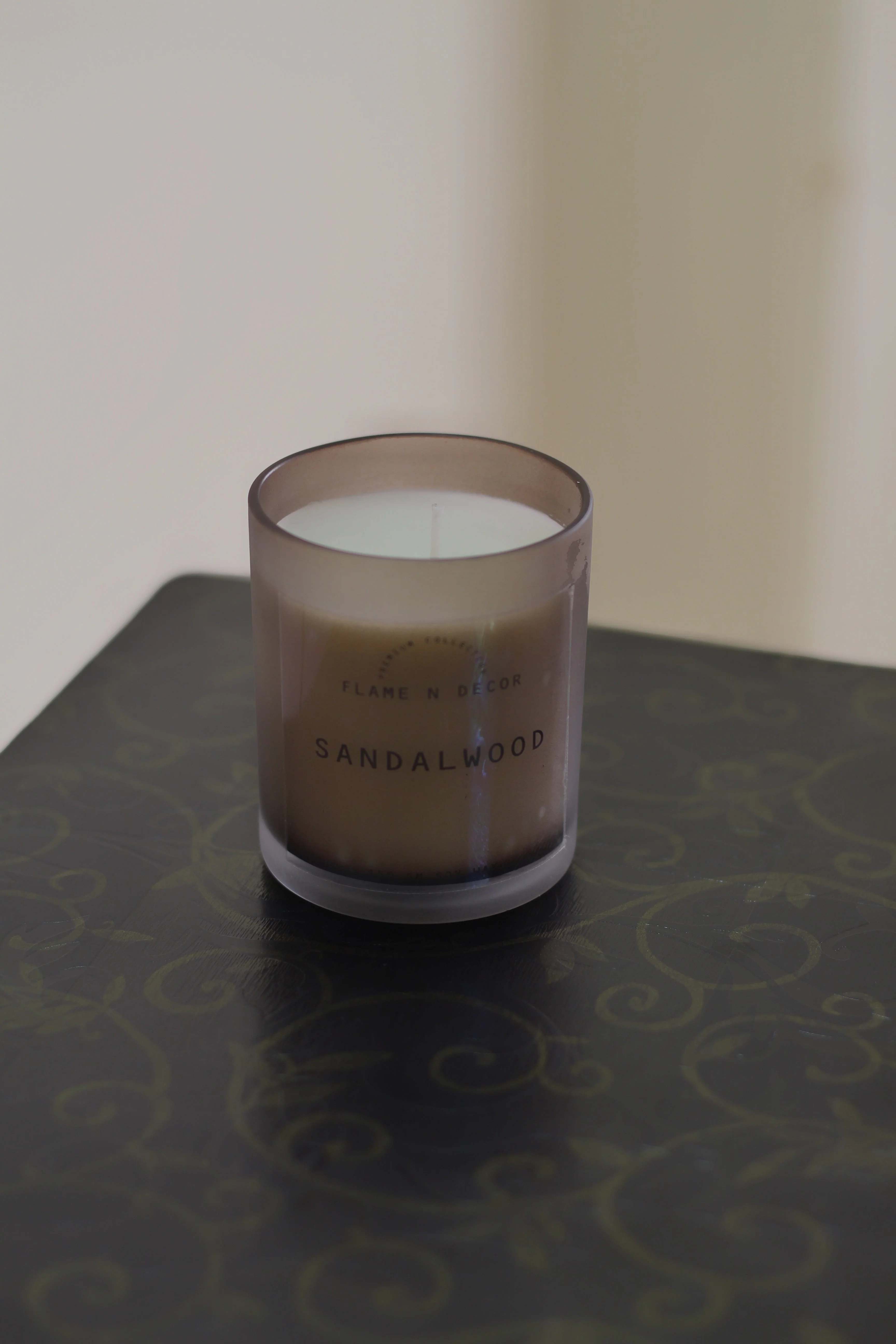 Brown frost glass Jar | Soy Candle - Image 6