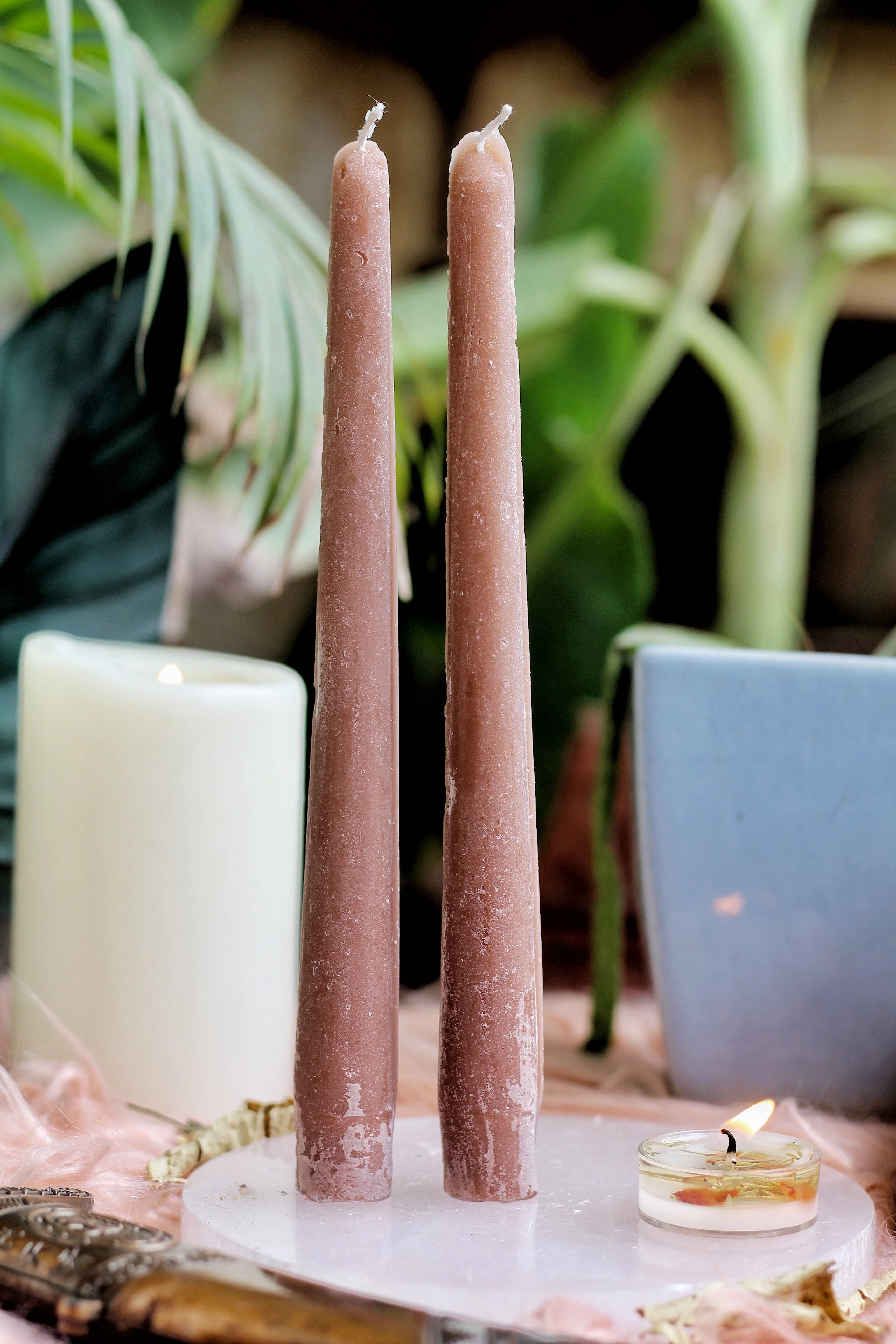 Brown Taper Candle - Set of 5 - Image 3