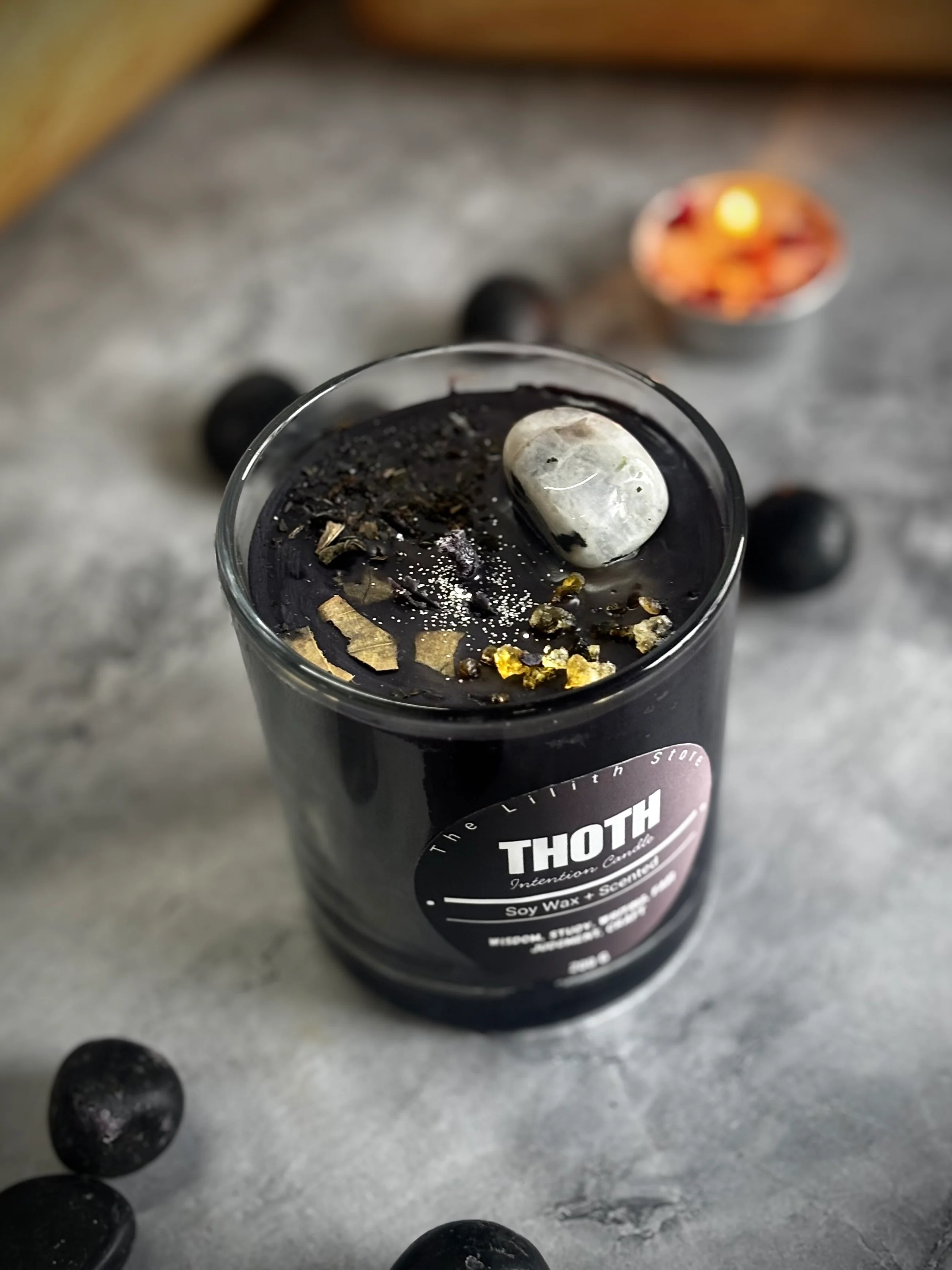 Thoth Altar Candle – 200 g Soy Wax Jar Candle for Ritual & Devotion - Image 7