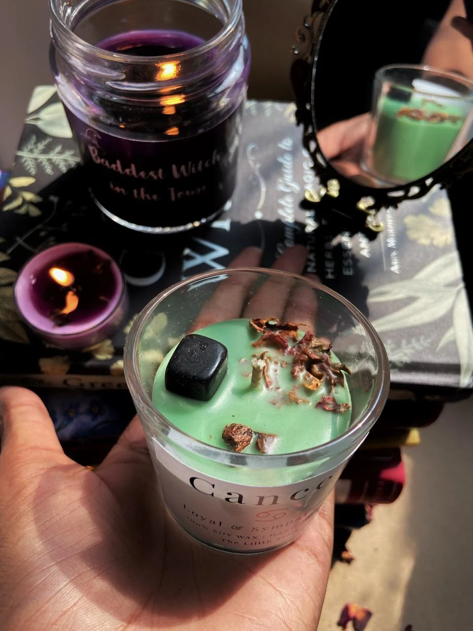 Cancer Zodiac Mini Candle - 60 Gm - Image 2
