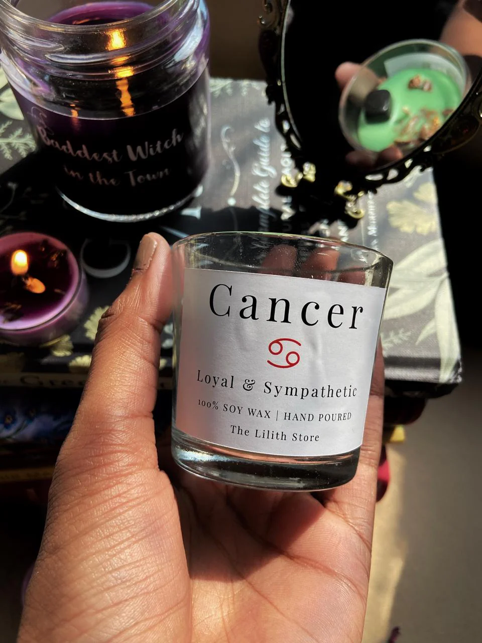 Cancer Zodiac Mini Candle - 60 Gm - Image 4