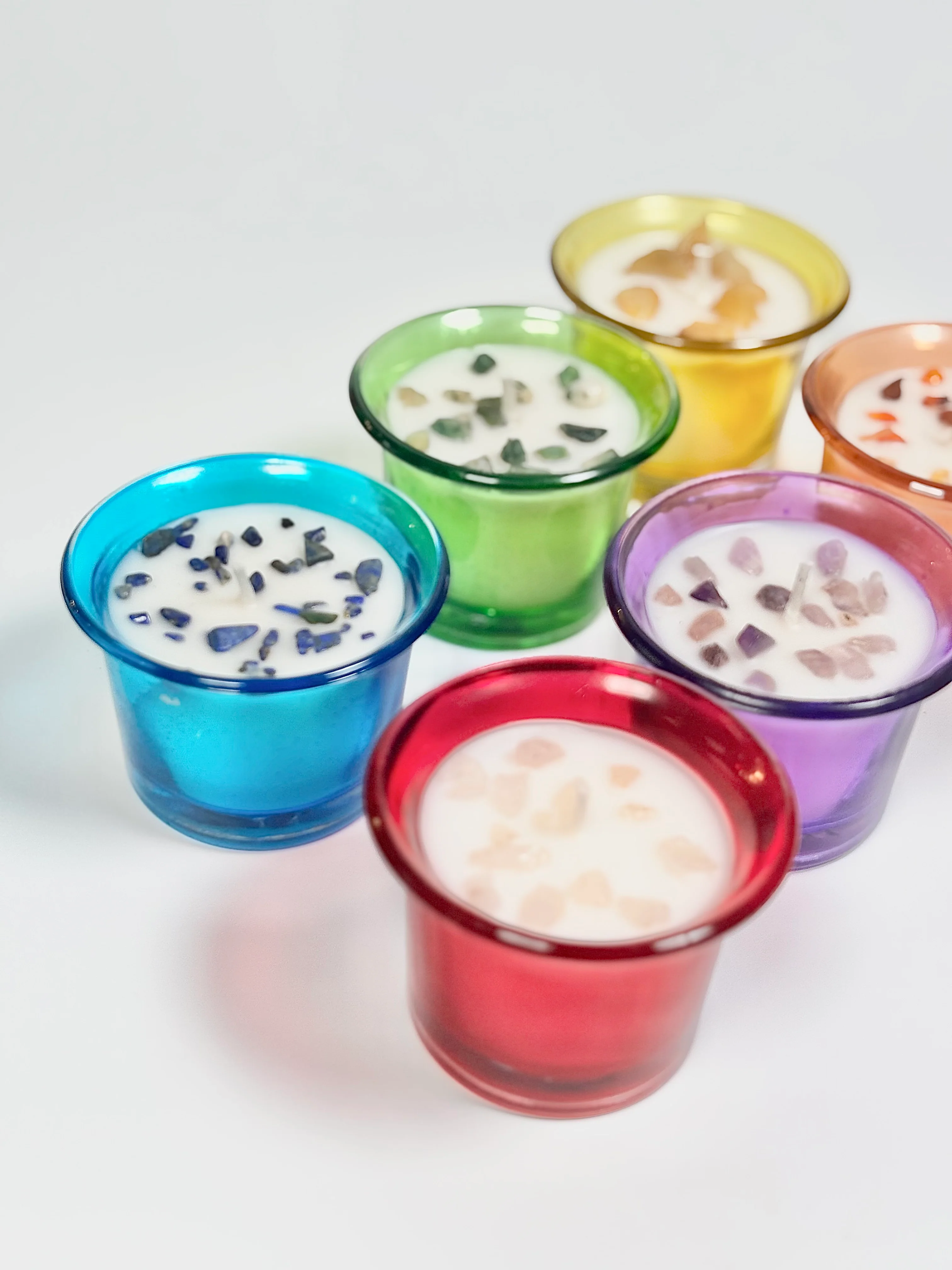 Set of 6 Crystal Tealights – Soy Wax & Scented - Image 4