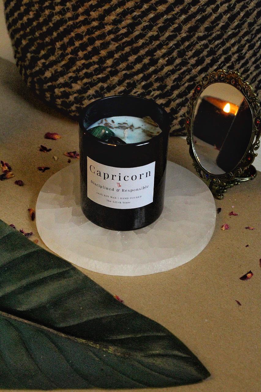 Capricorn Zodiac Scented Soy Candle - 170 Gm - Image 2