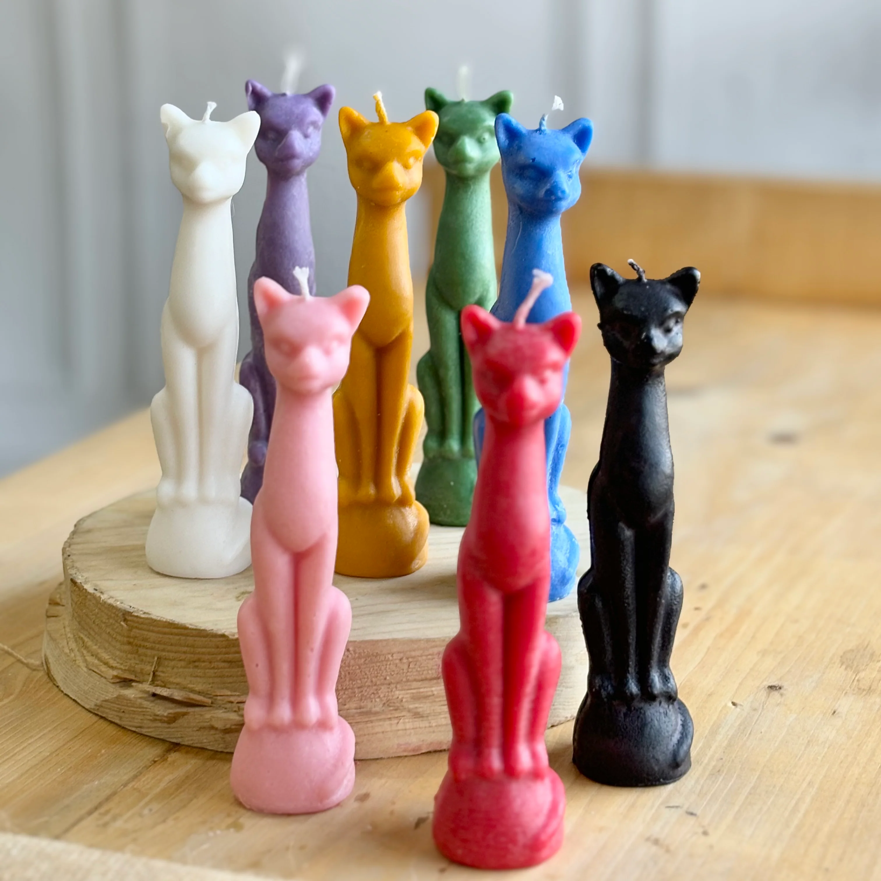 Cat figurine Soy Candle - | Colour Option Available - Image 4