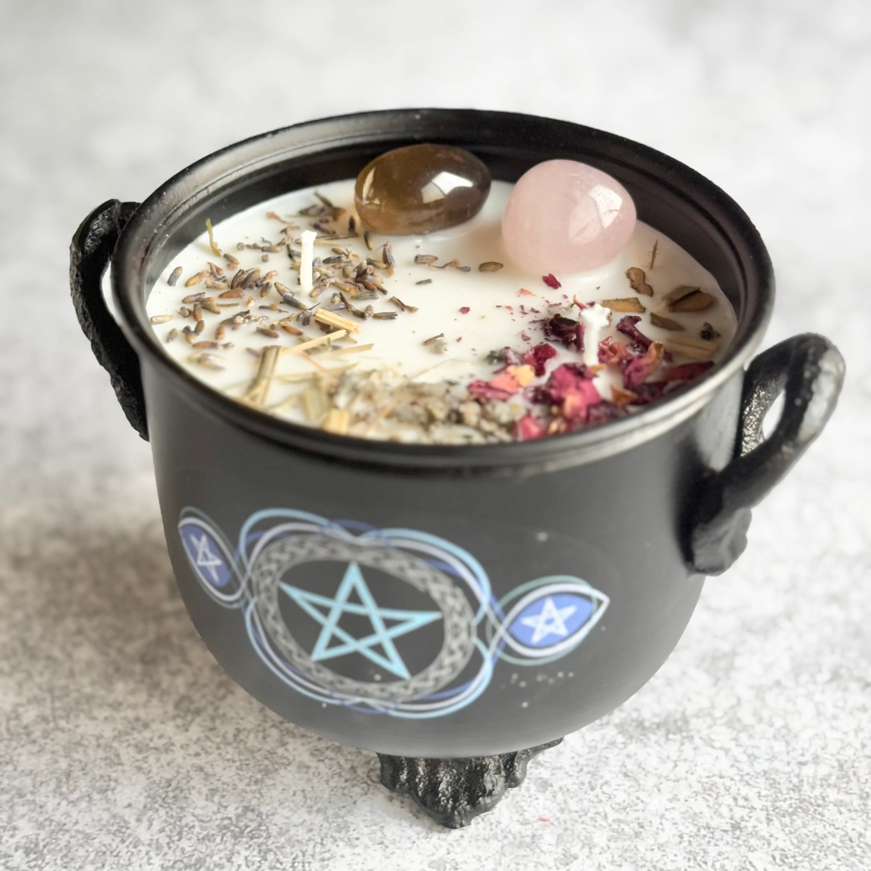 Pentacle Cauldron Candle | Positive Vibes & Protection | Limited Edition - Image 5