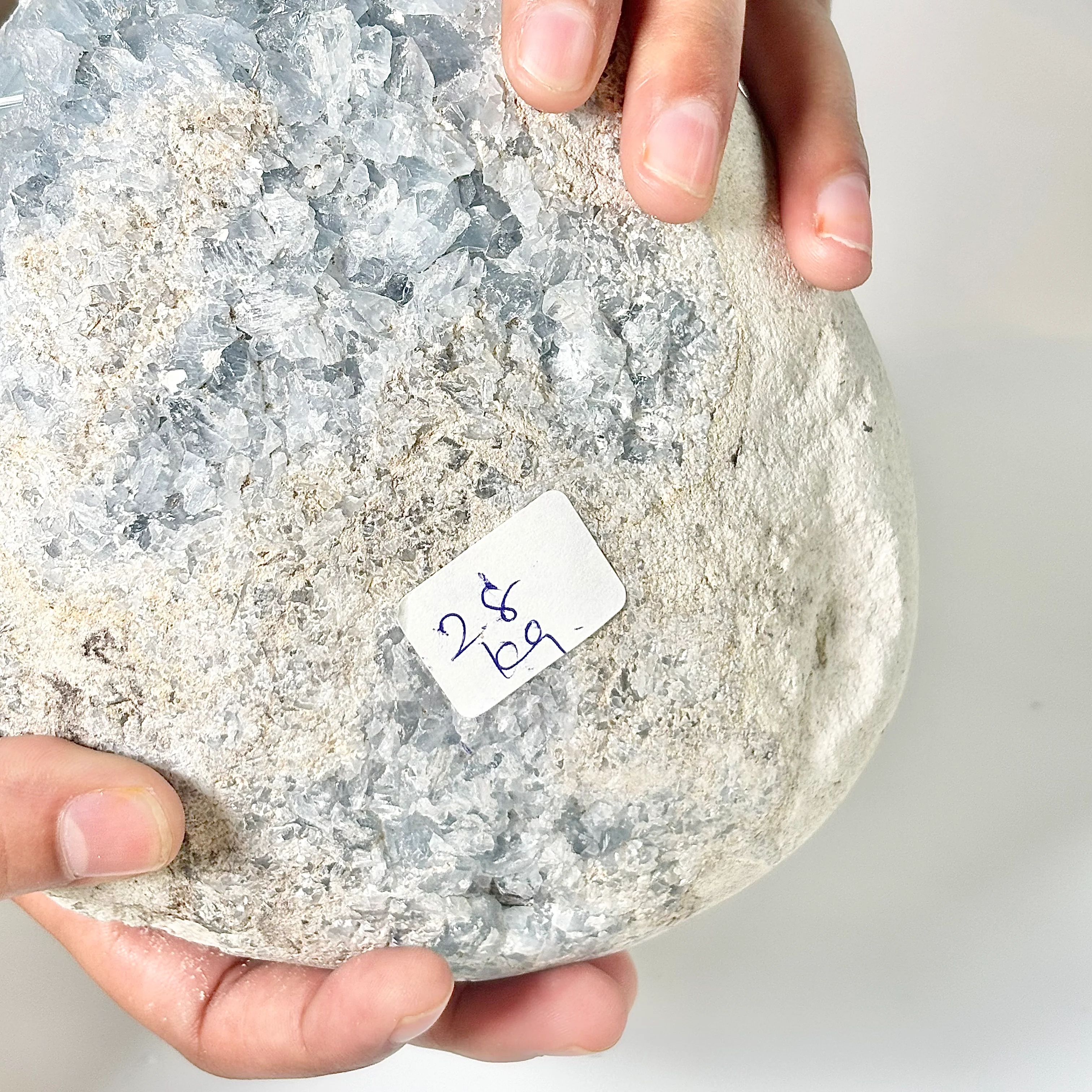 Celestite Cluster 2.8 Kg – Peace, Angelic Connection & Divine Clarity - Image 5