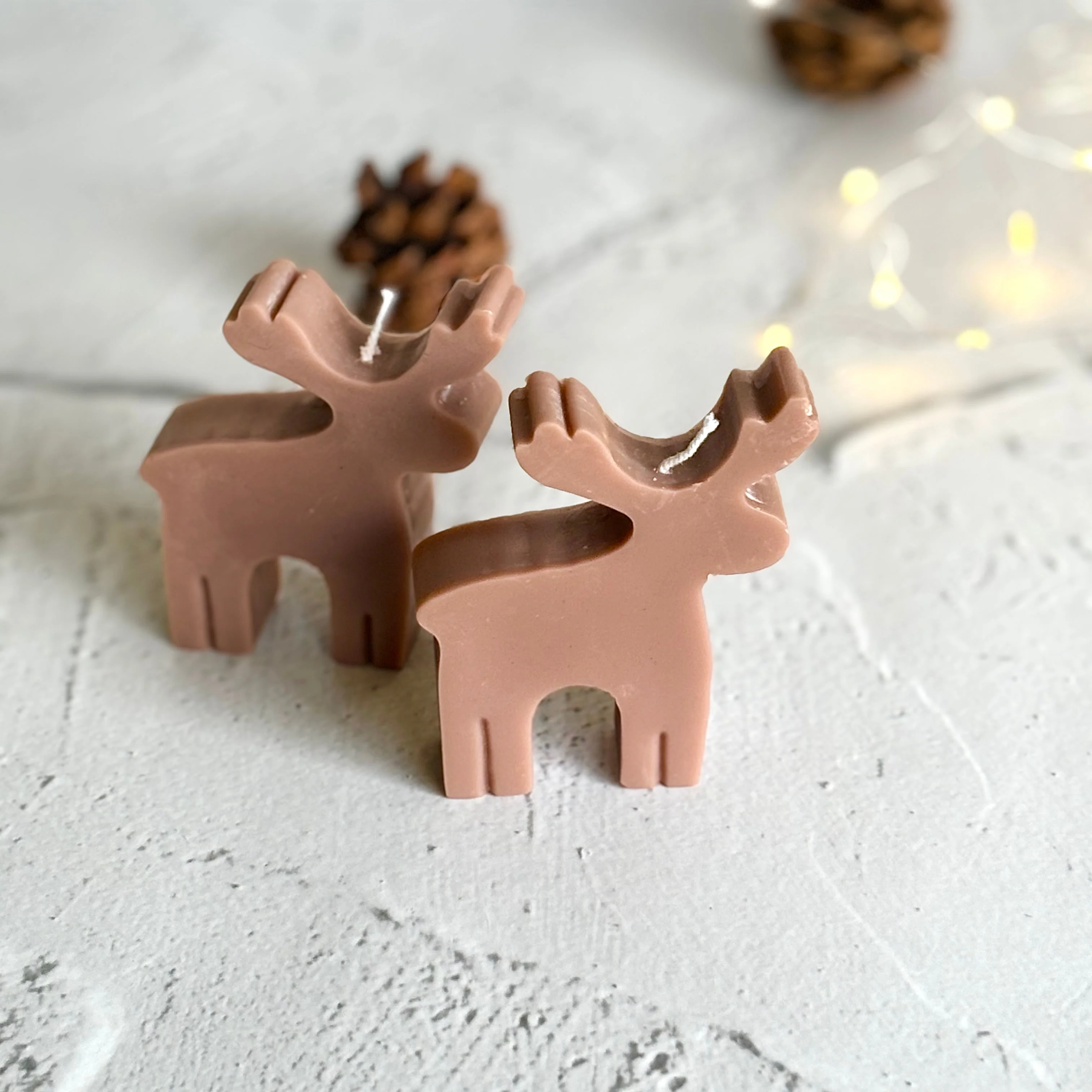 Brown Deer Soy Scented Candle | Set of 2 | Coffee Scented - Image 2