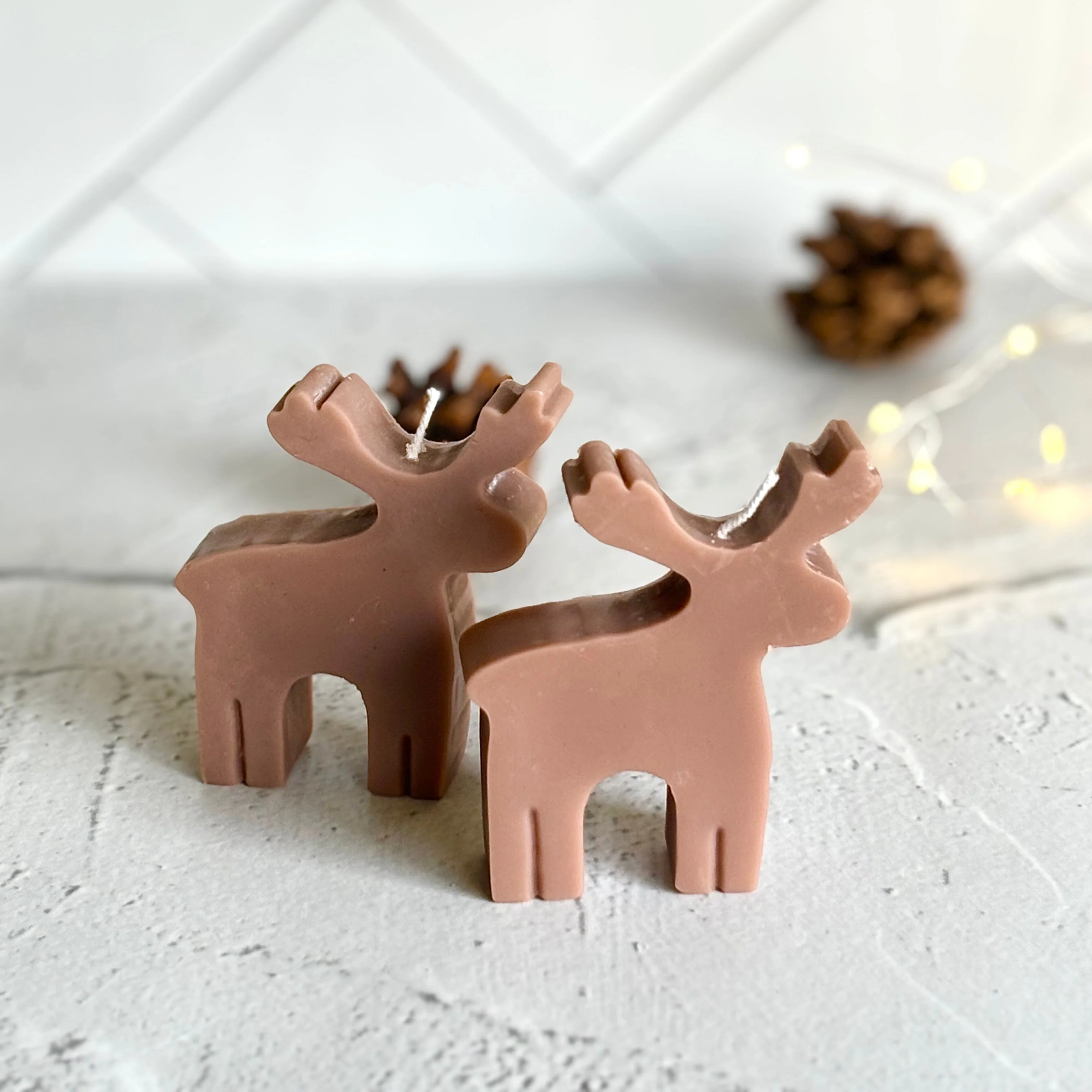 Brown Deer Soy Scented Candle | Set of 2 | Coffee Scented - Image 3