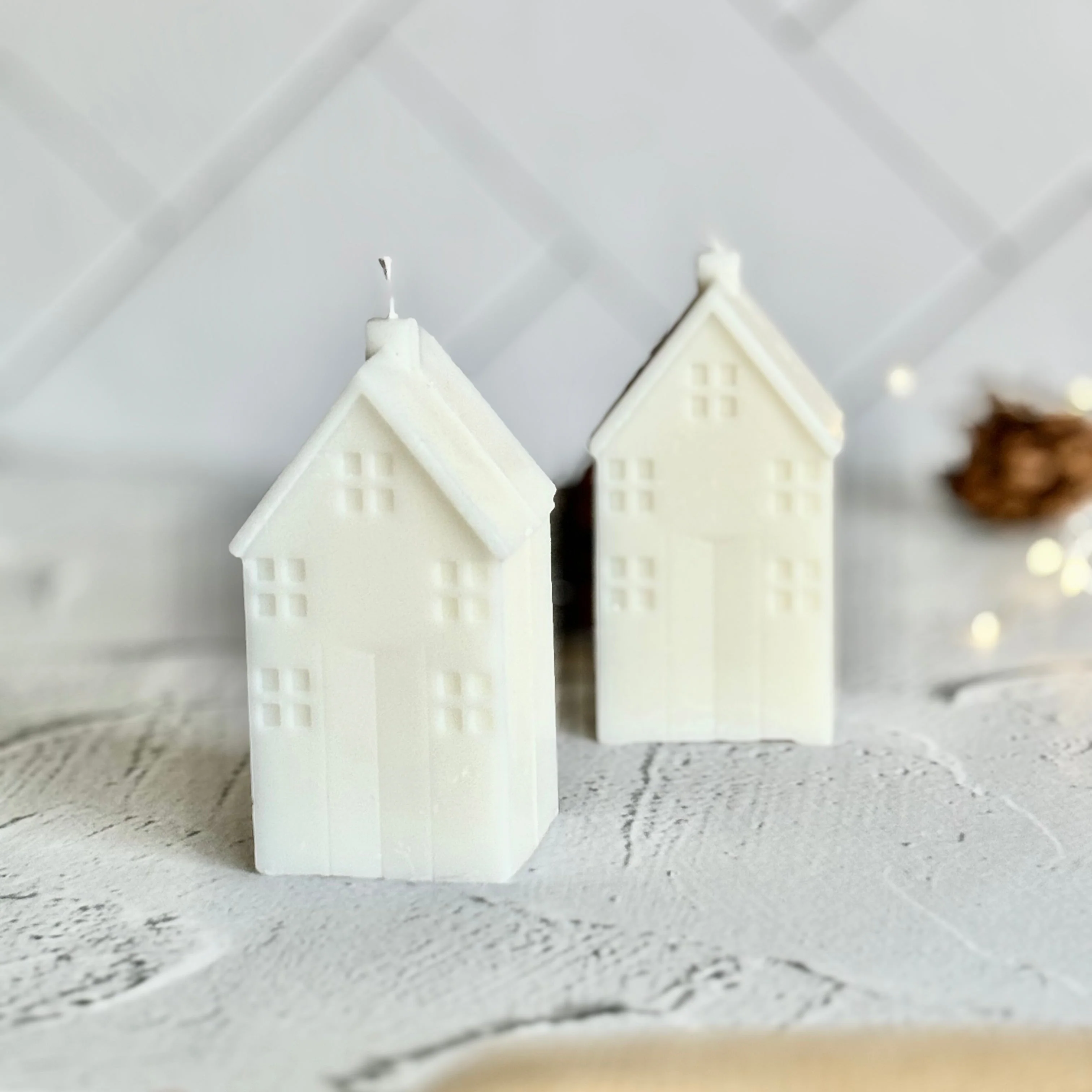House Decorative Soy Scented Candle | Premium Oudh Scented | Pack of 2 - Image 4