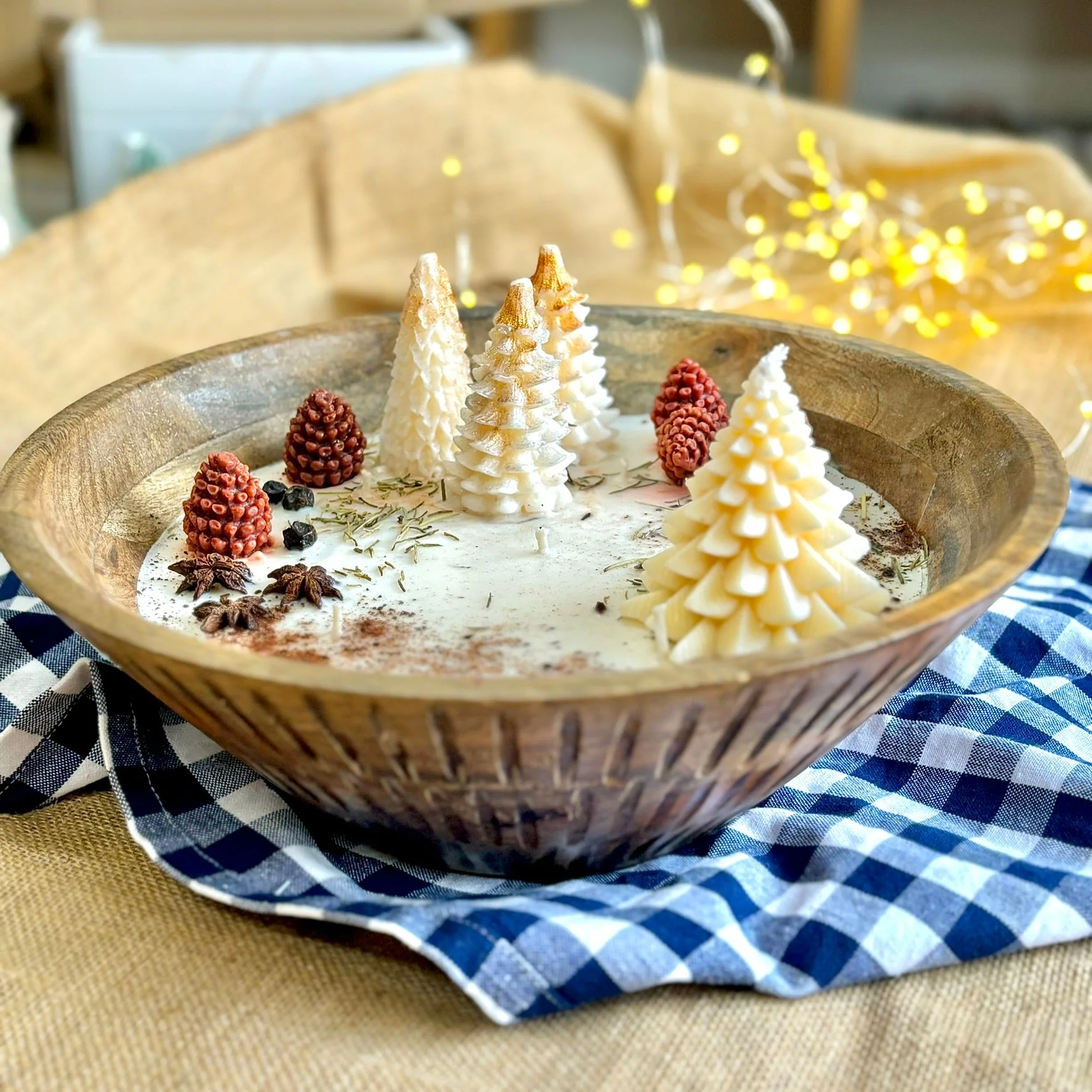 Warm & Cozy Land Large Bowl Soy Scented Candle | Huge Candle - Image 3