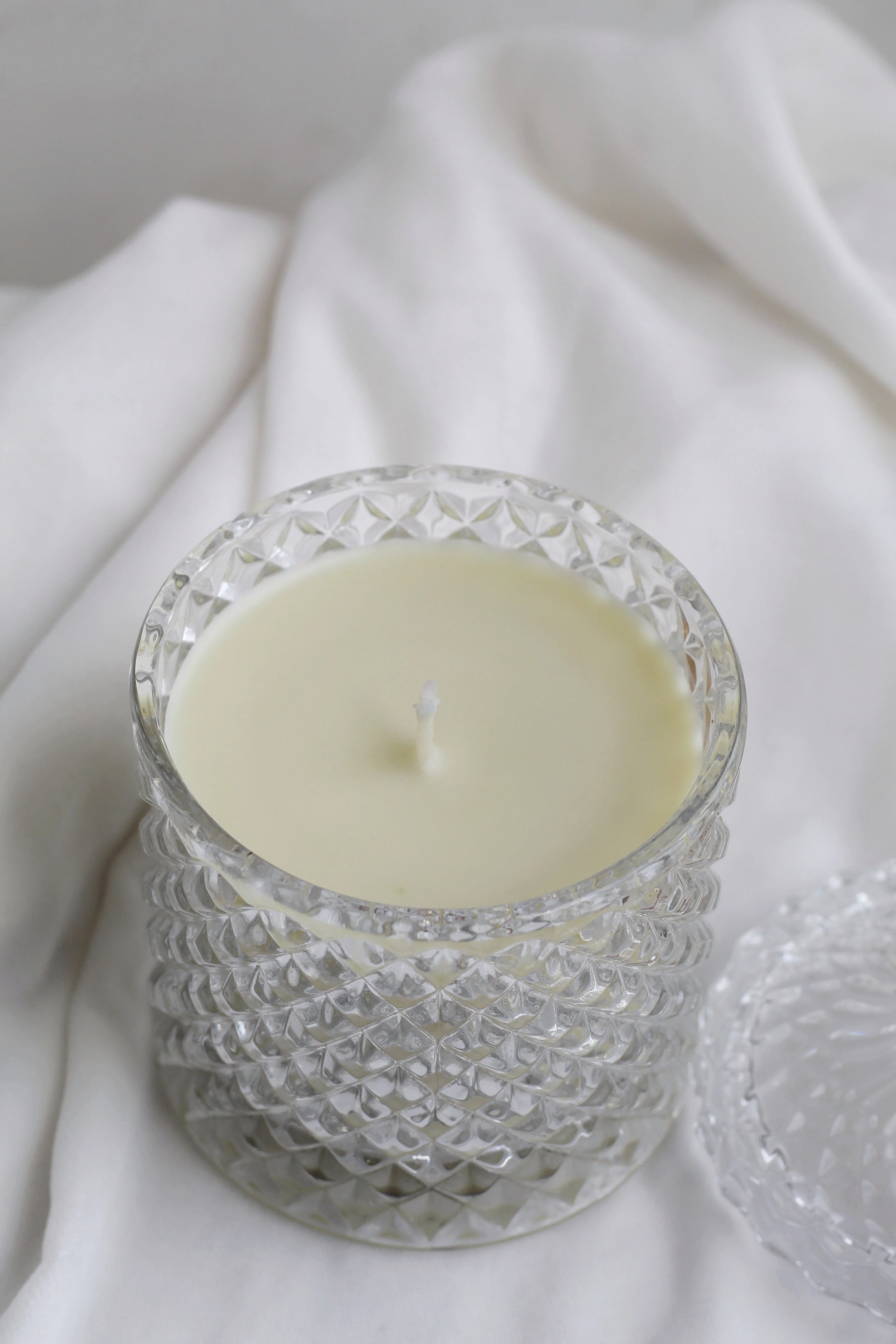 Clear Diamond Jar | Soy Candle - Image 3