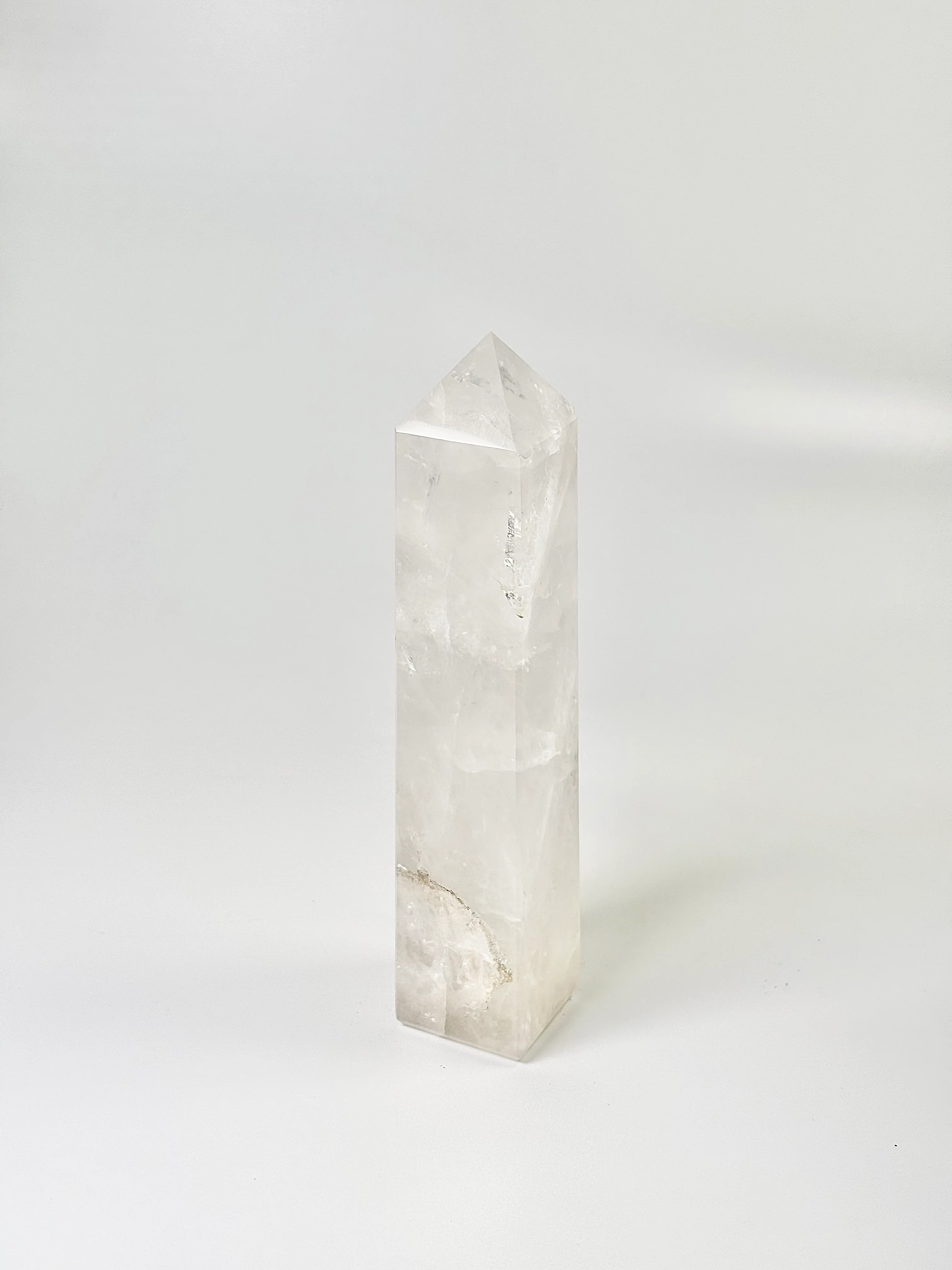 Four Facet Clear Quartz Tower – 650g - Amplify, Align & Awaken - Image 2