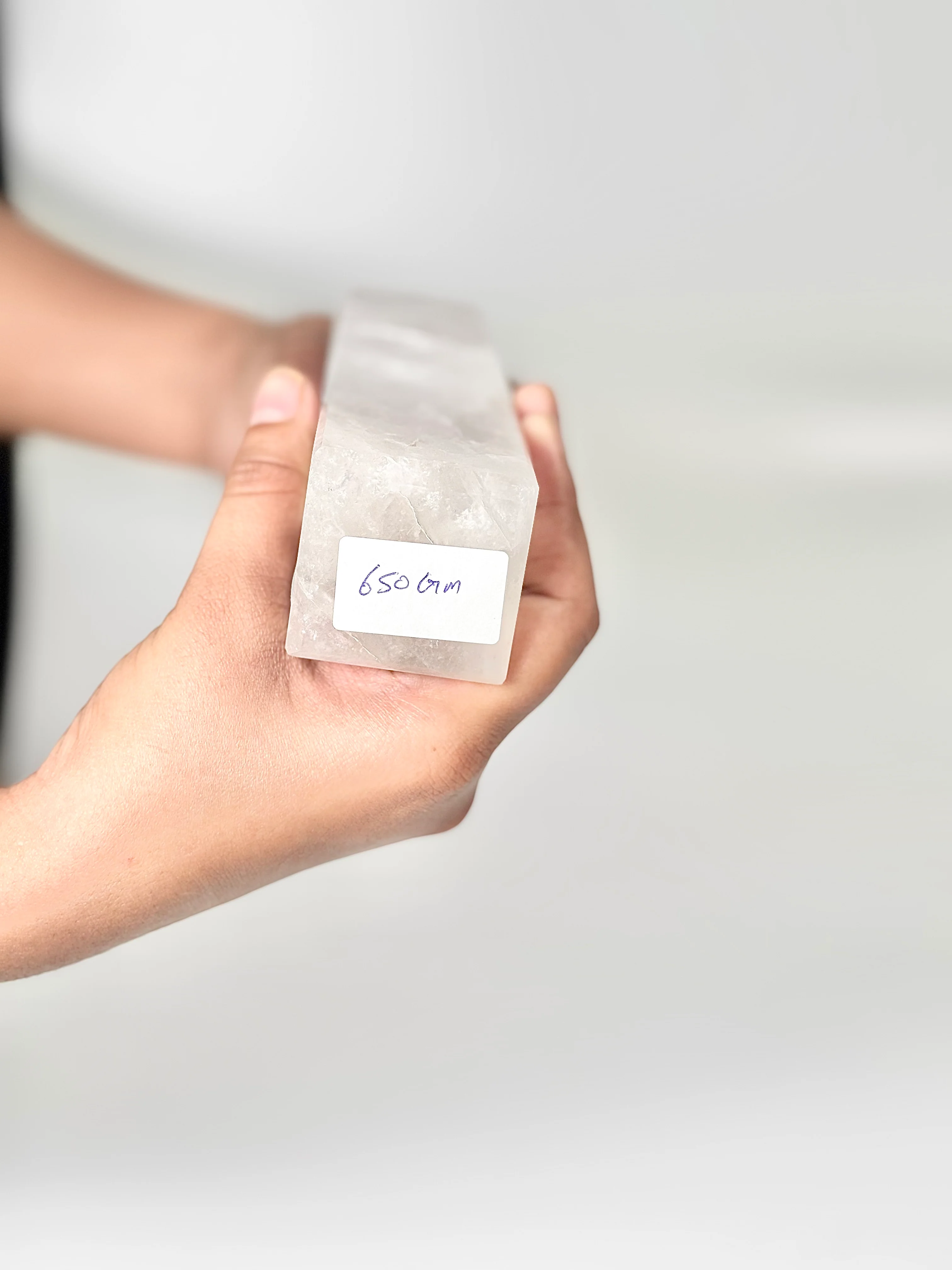 Four Facet Clear Quartz Tower – 650g - Amplify, Align & Awaken - Image 7