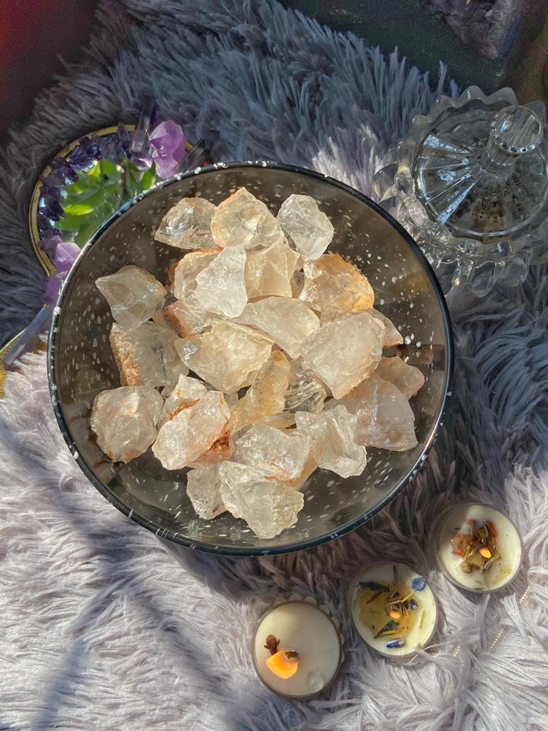 Clear quartz Mini Raw Stone | Amplify the Energies - Image 3