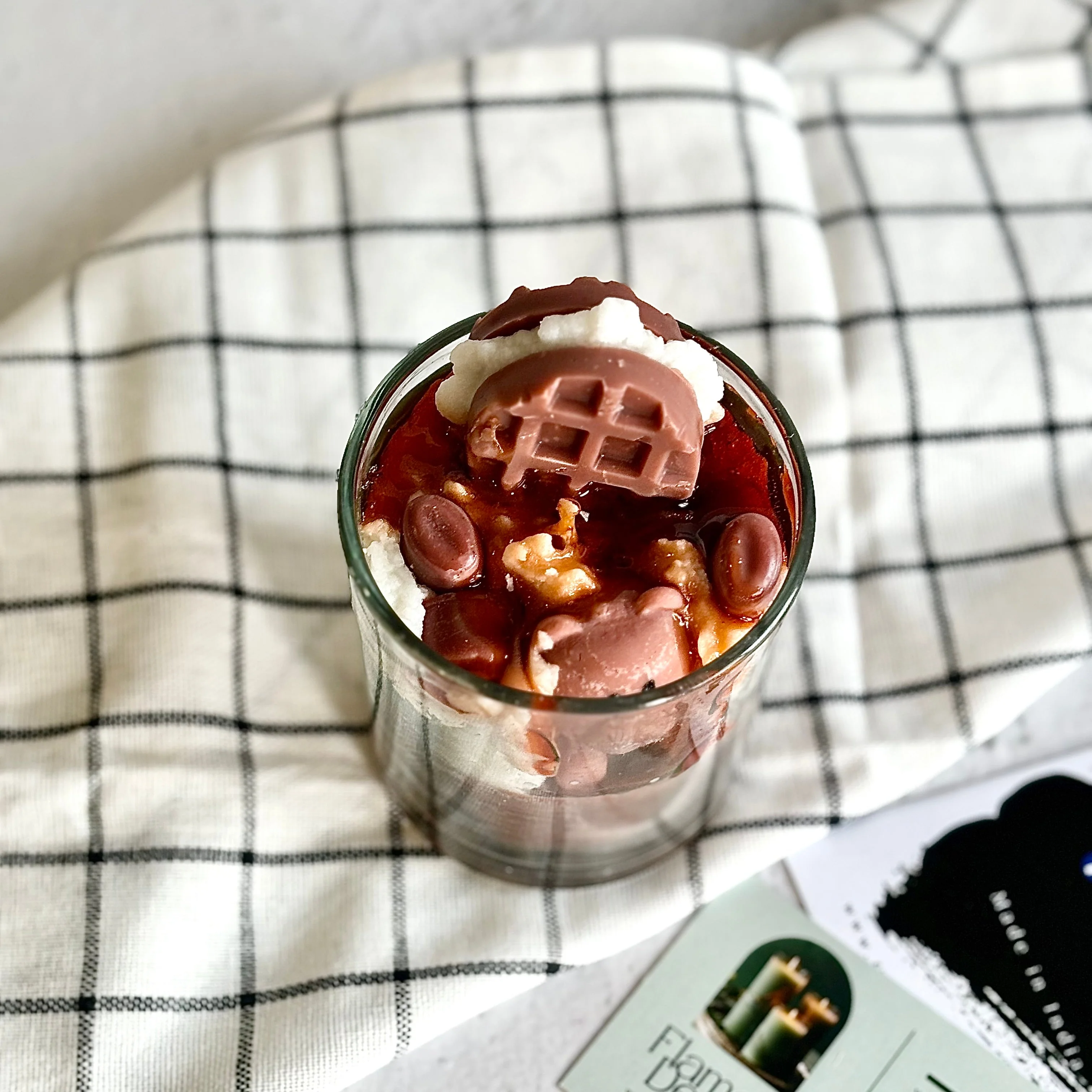 Coffee & Vanilla Loaded Dessert Decorative Soy Scented Candle - Image 3