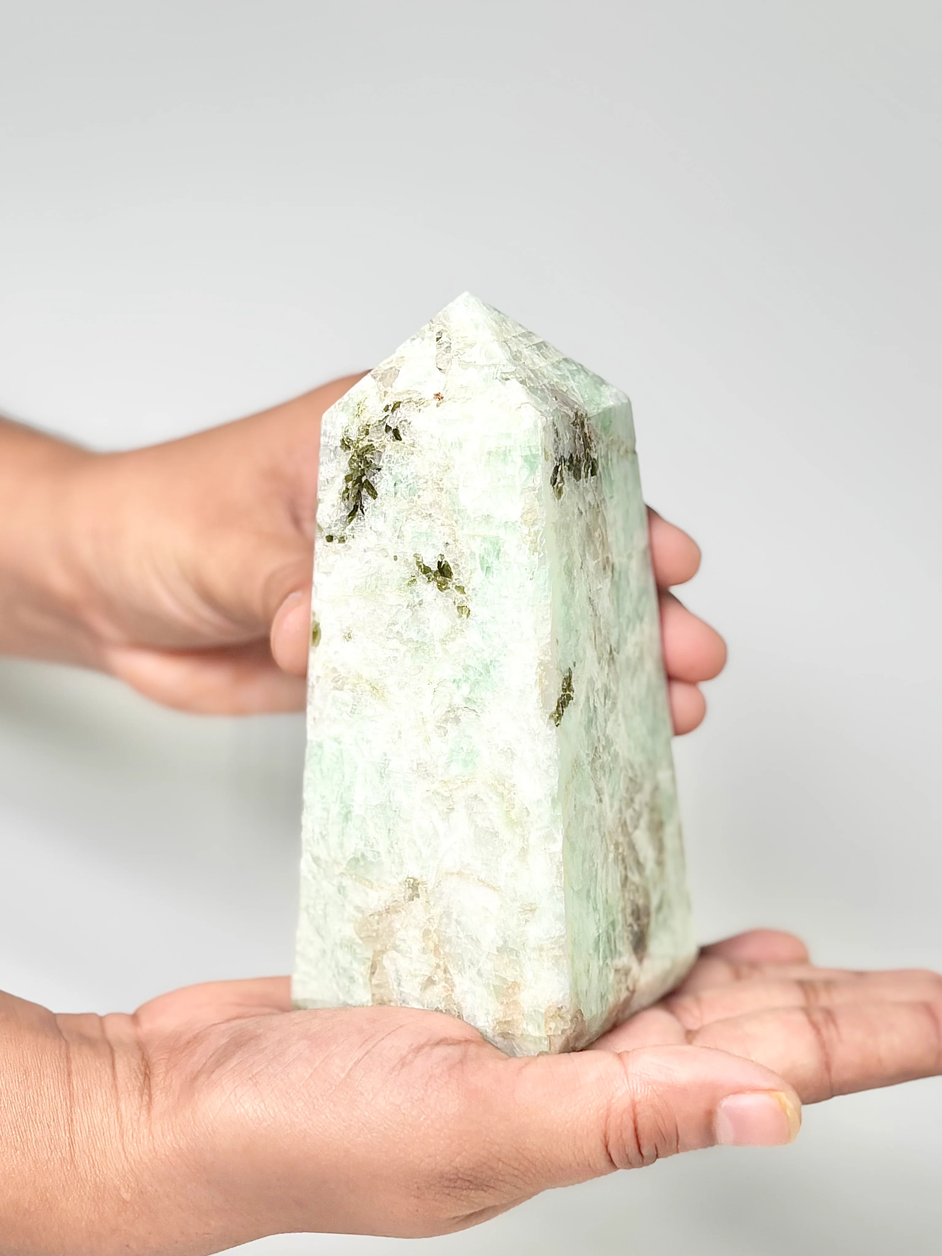 Four Facet Amazonite Tower – 540g - Soothing Colour & Grounded Form - Image 2