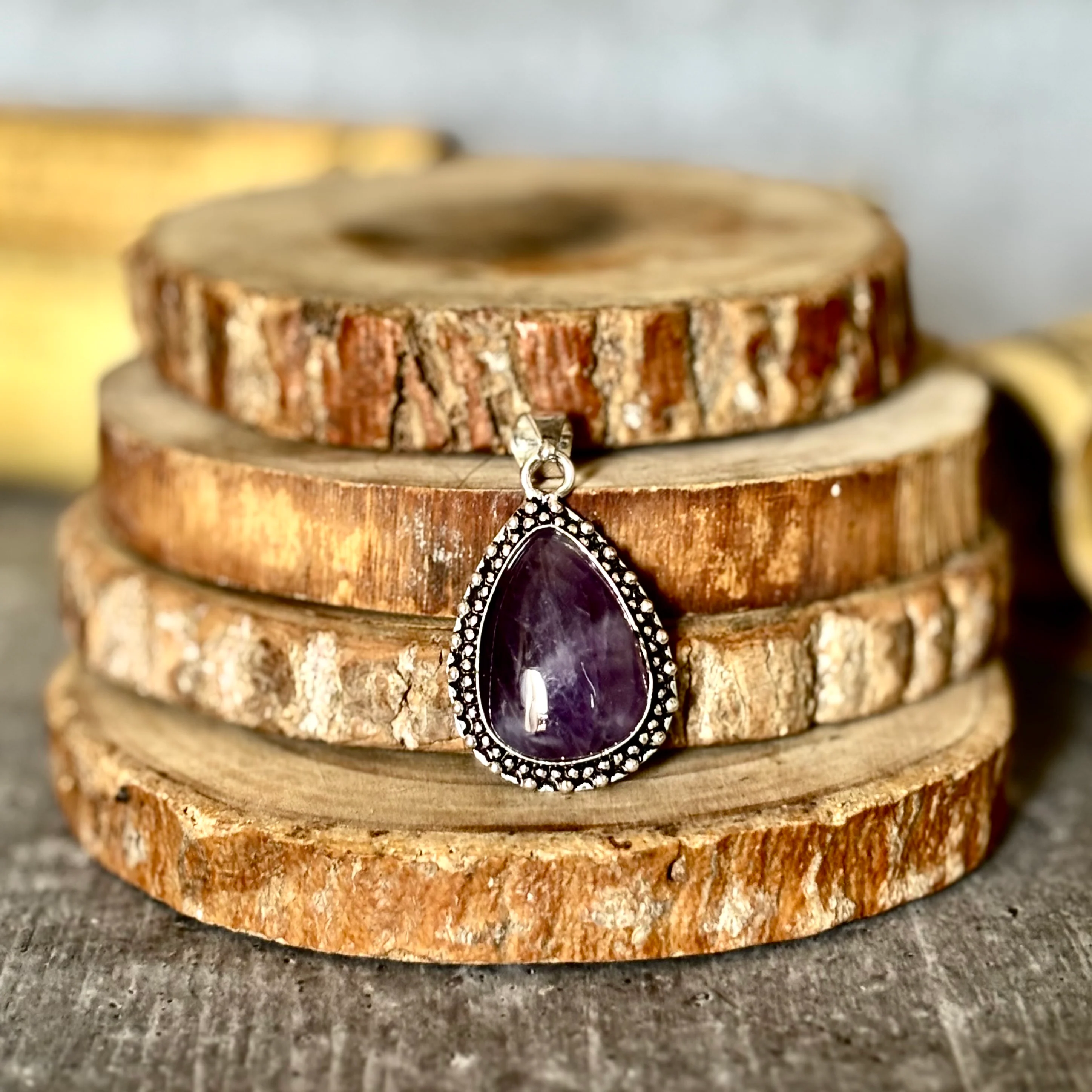 Amethyst Pendant – Calm, Clarity & Balance - Image 2